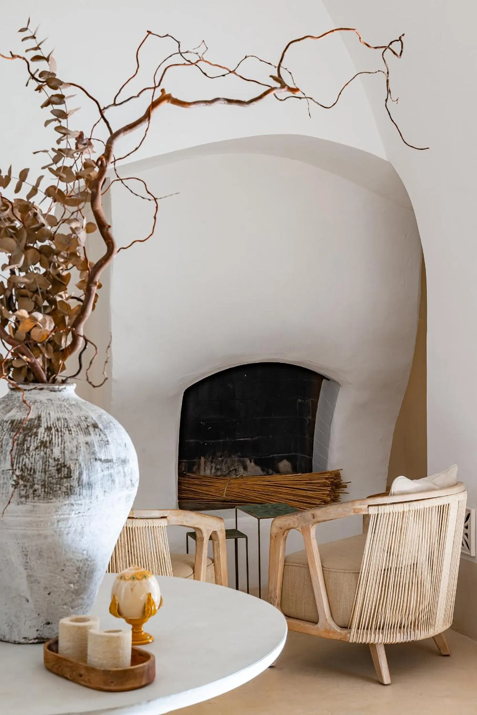 Seating area in Masseria Valentina