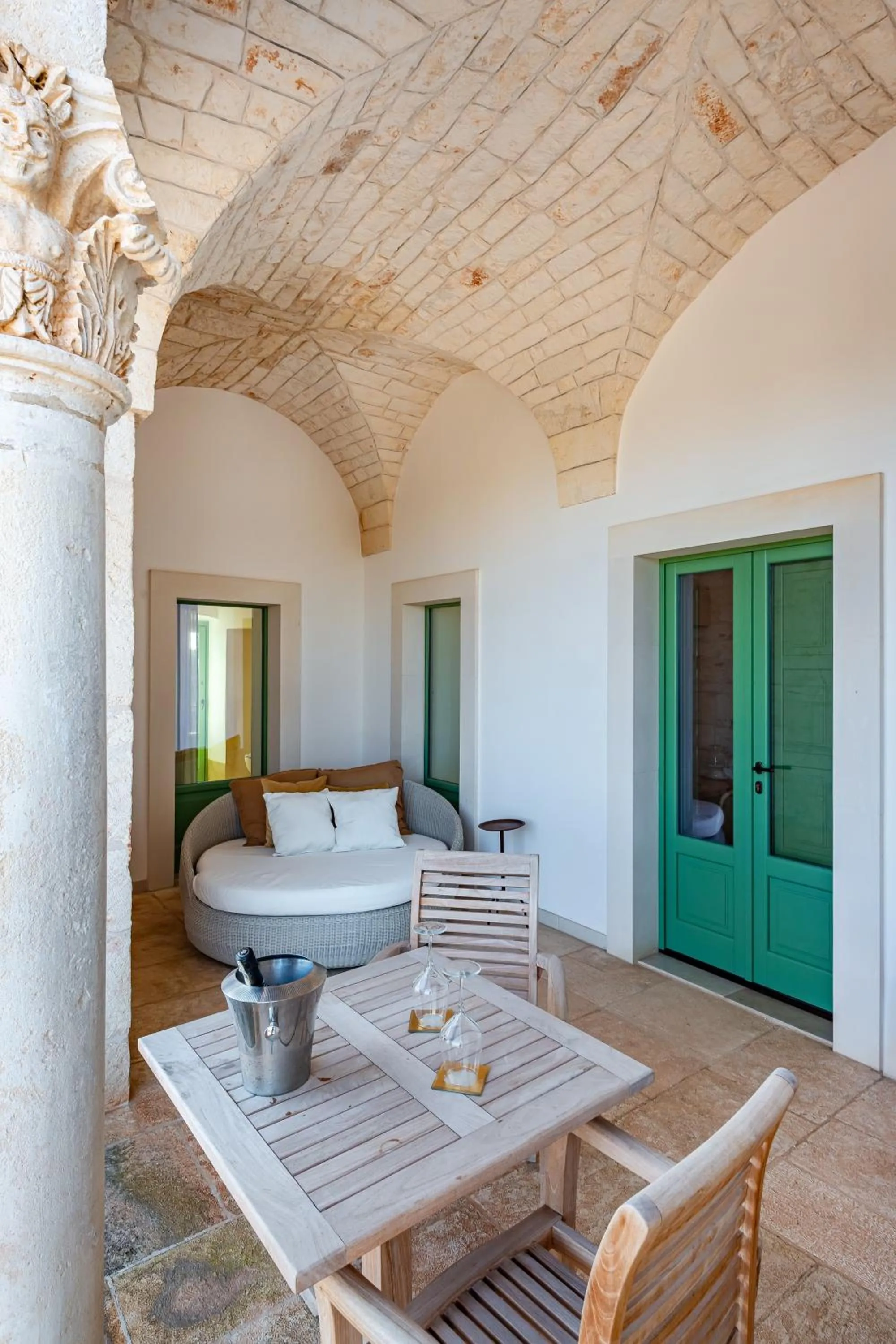 Patio in Masseria Valentina