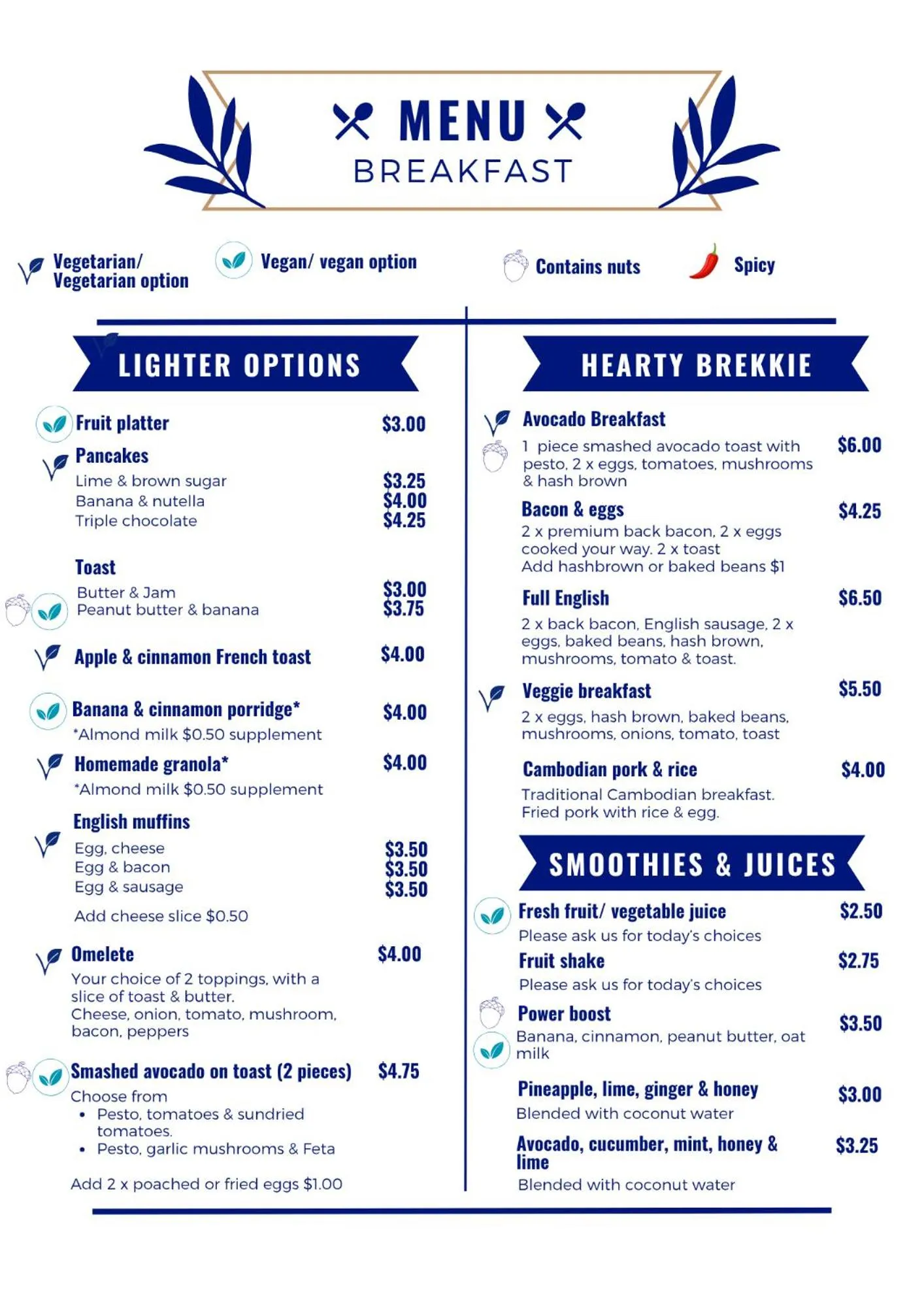 Food in Bohemiaz Resort and Spa Kampot