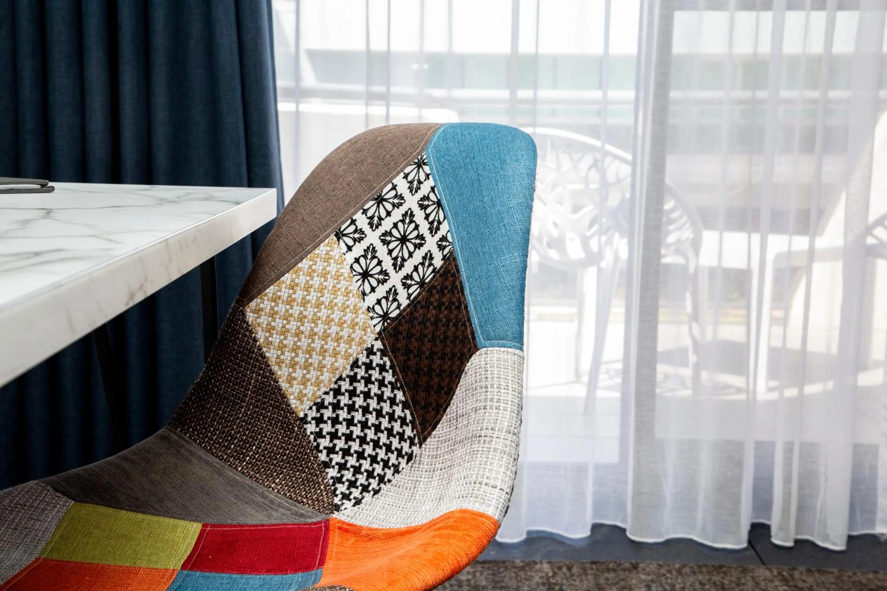 Seating area in The Esplanade Motel