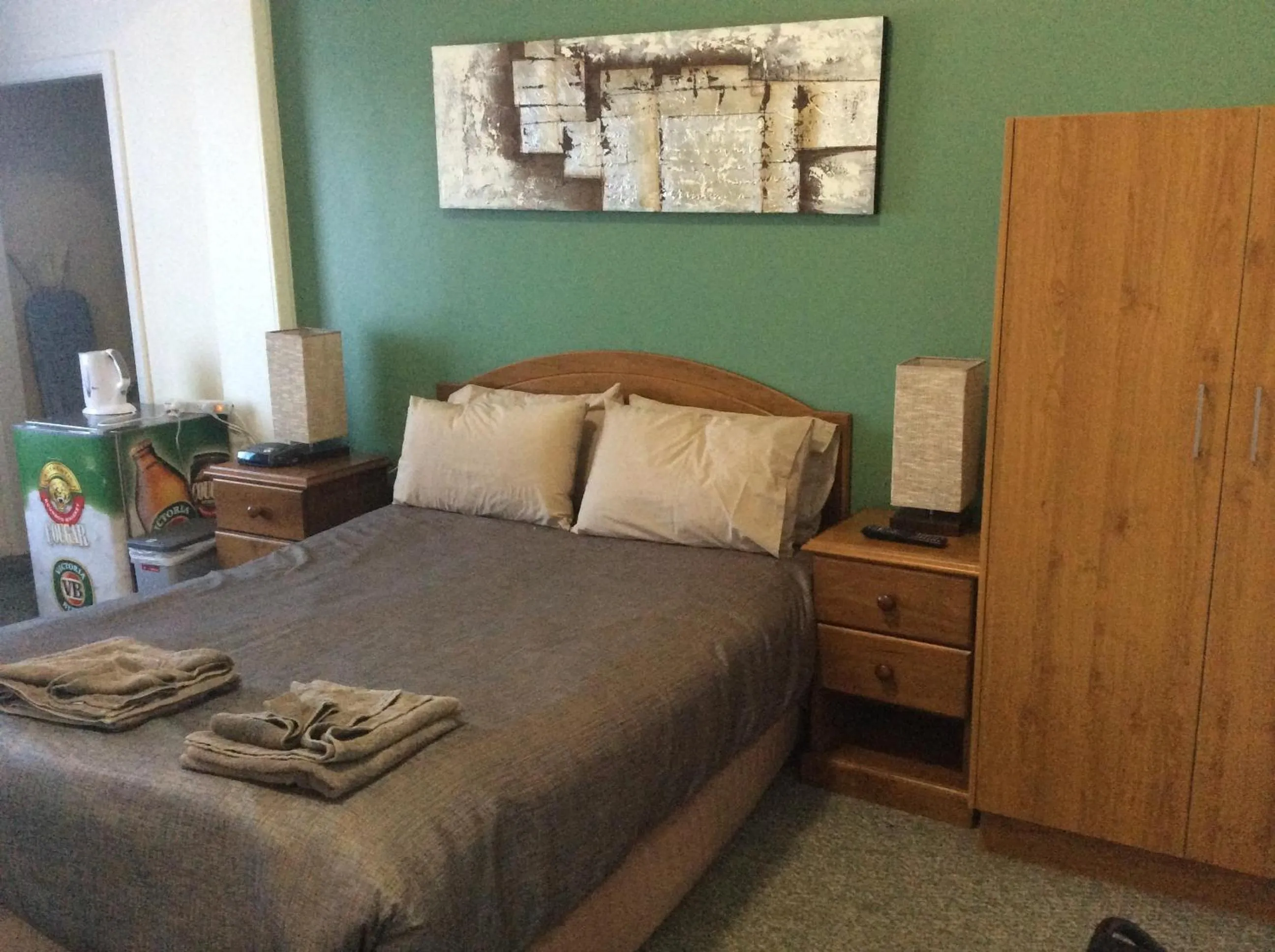 Bed in New Whyalla Hotel