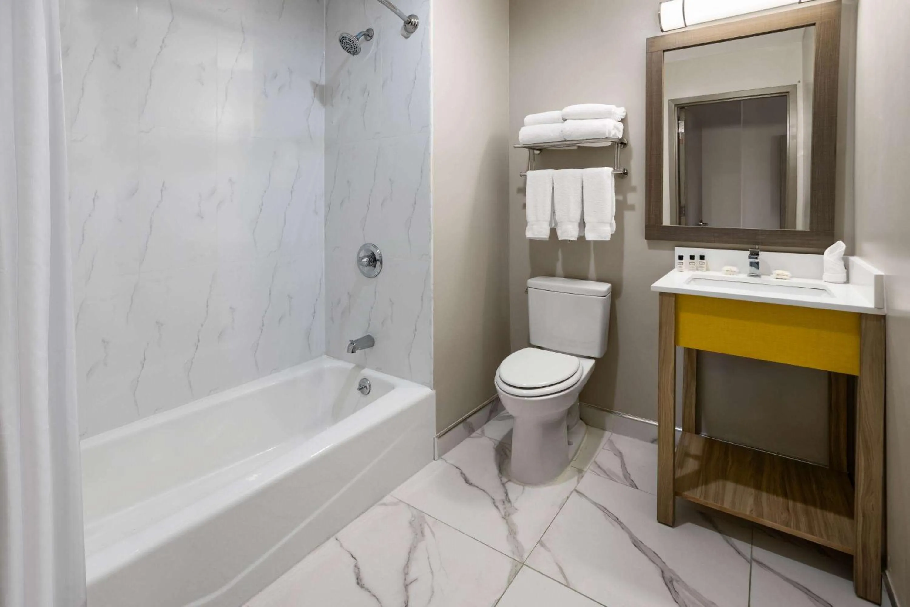 Bathroom in Days Inn by Wyndham Staten Island