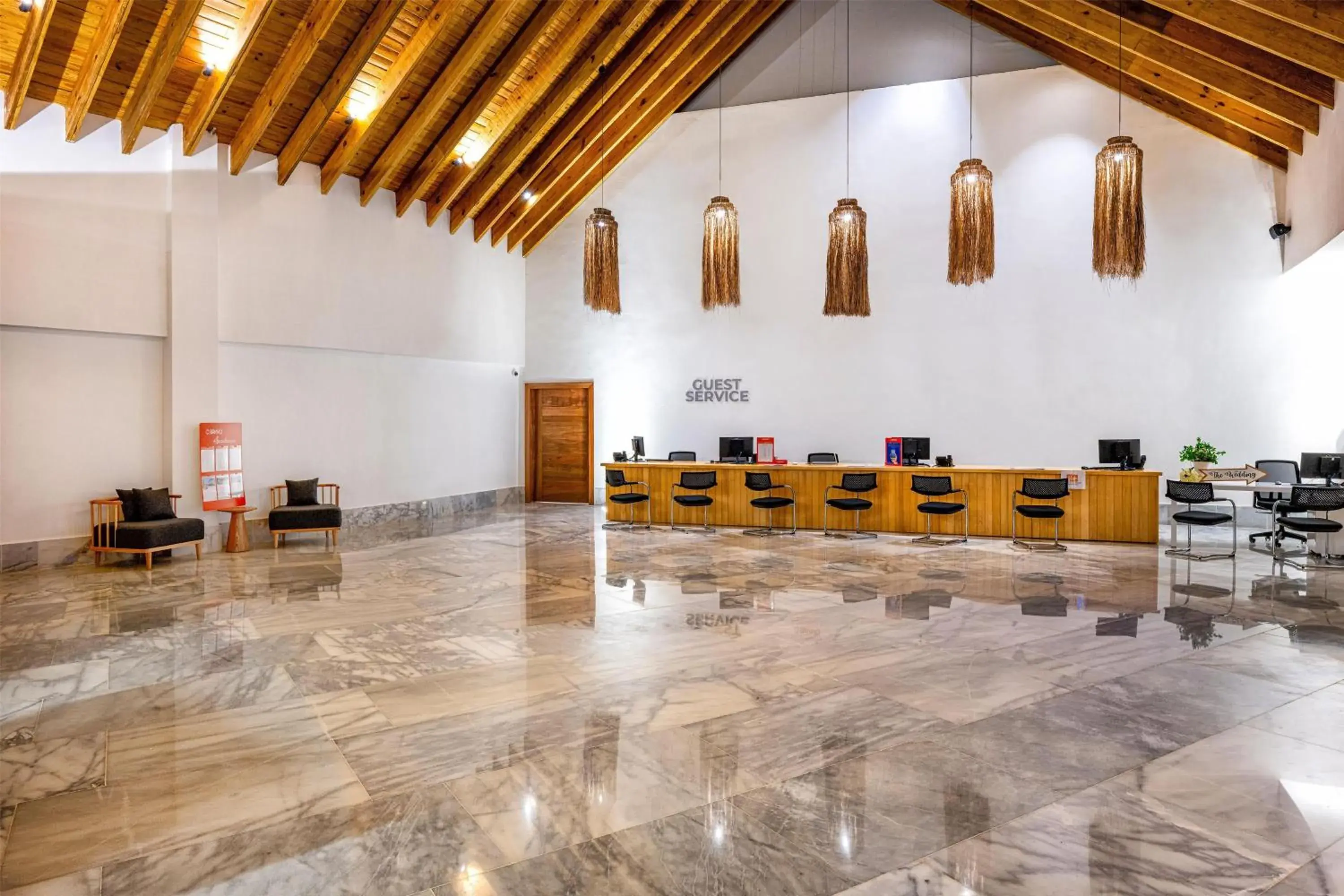 Lobby or reception in Viva Miches by Wyndham, a Trademark All Inclusive Resort Lobby or reception in Viva Miches by Wyndham, a Trademark All Inclusive Resort