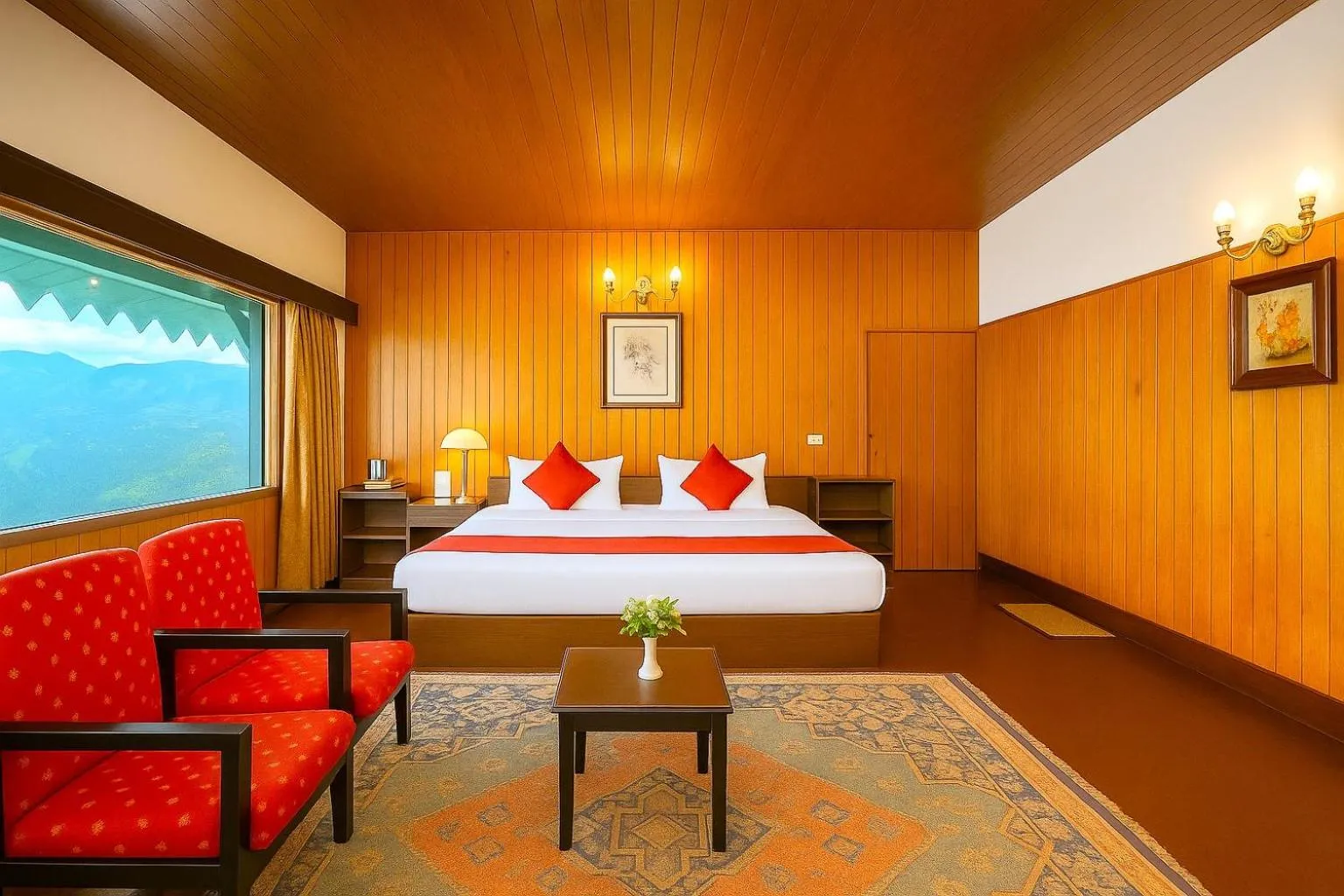 Bedroom in Central Gleneagles Heritage Resort Former Bungalow of Ex-TATA Chairman Russi Mody The Mall Road Darjeeling