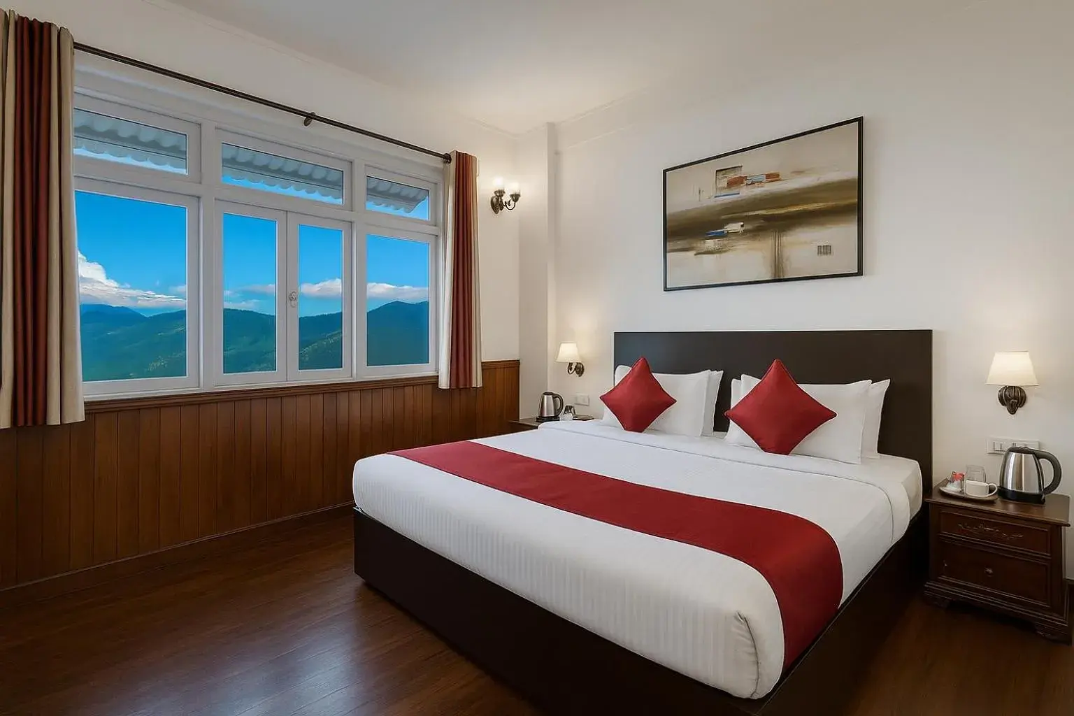 Super Deluxe Room with Mountain View in Central Gleneagles Heritage Resort Former Bungalow of Ex-TATA Chairman Russi Mody The Mall Road Darjeeling Super Deluxe Room with Mountain View in Central Gleneagles Heritage Resort Former Bungalow of Ex-TATA Chairman Russi Mody The Mall Road Darjeeling