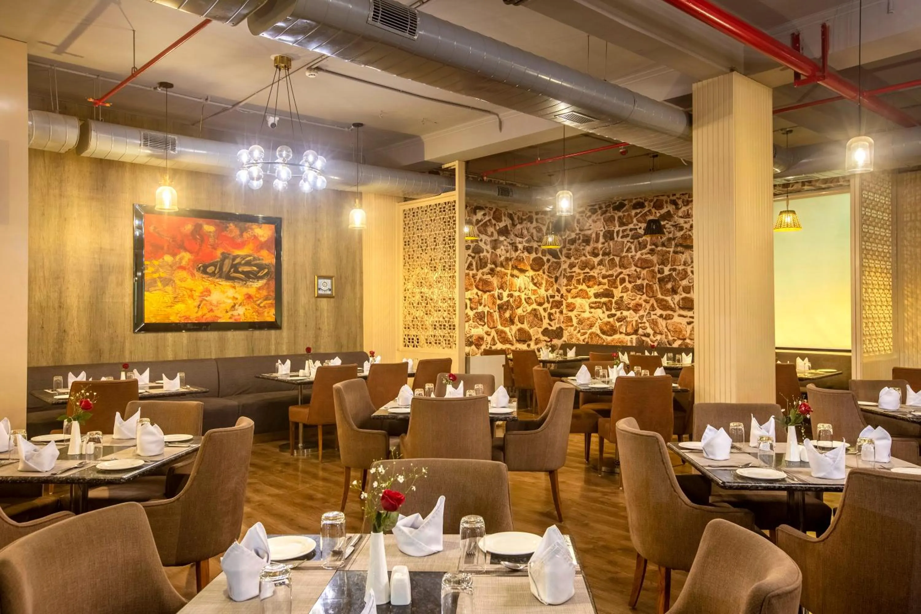 Restaurant/places to eat in Hotel Luxe Opera NH8 - 7km from IGI Airport Delhi