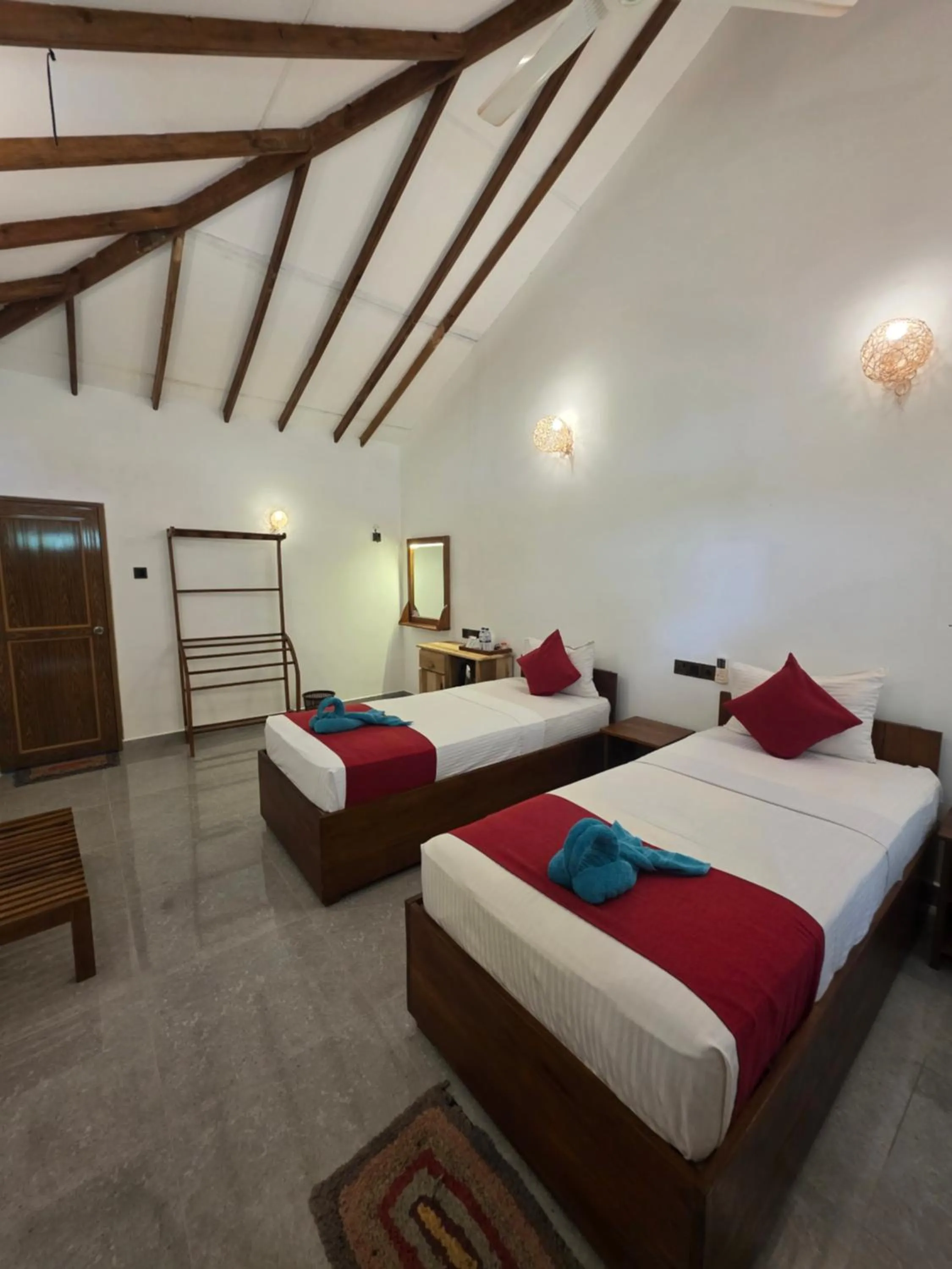 Property building, Bed in Liyon Rest sigiriya