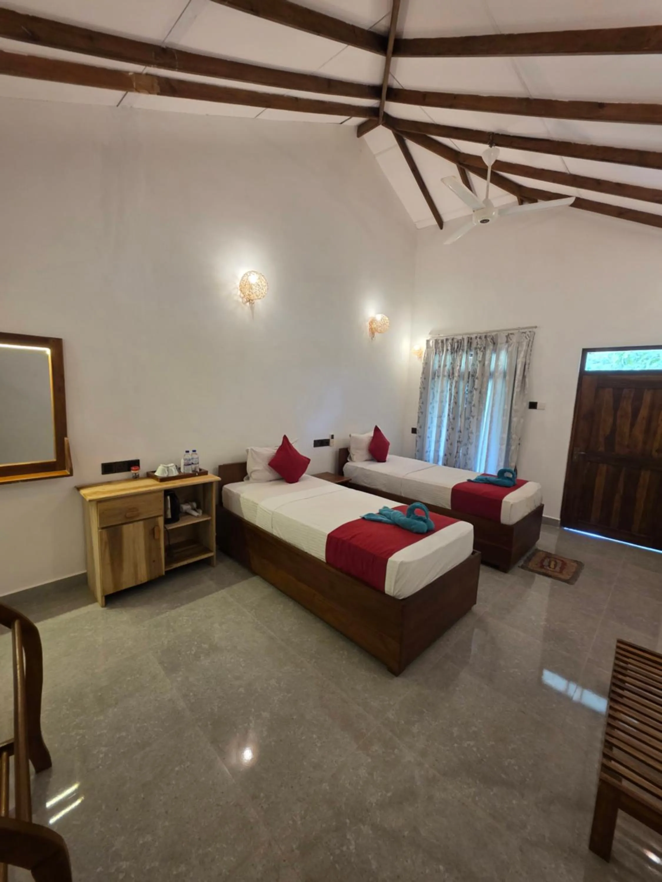 Property building, Bed in Liyon Rest sigiriya