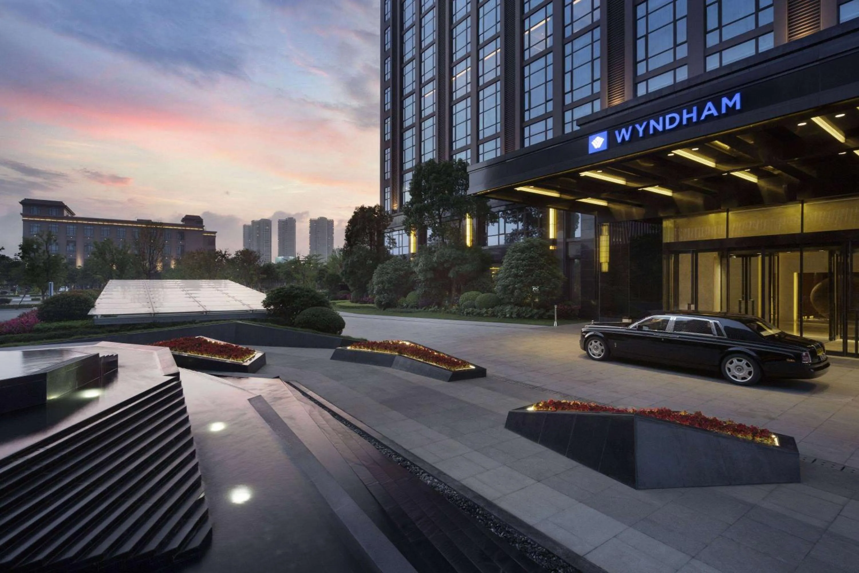 Property building in Wyndham JinJiang Hotel