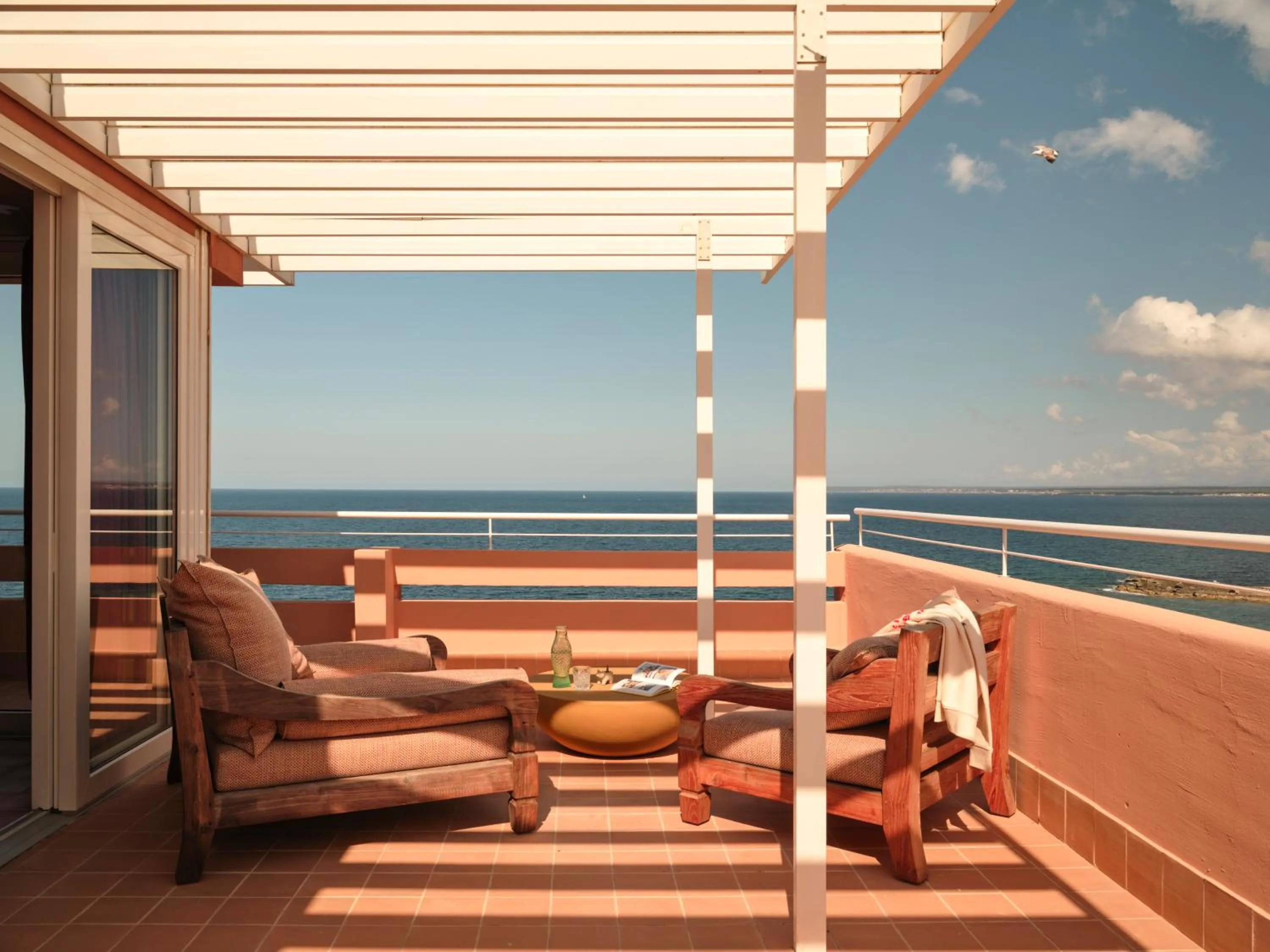 Balcony/Terrace in Bikini Island & Mountain Hotel Es Trenc -Adults only-