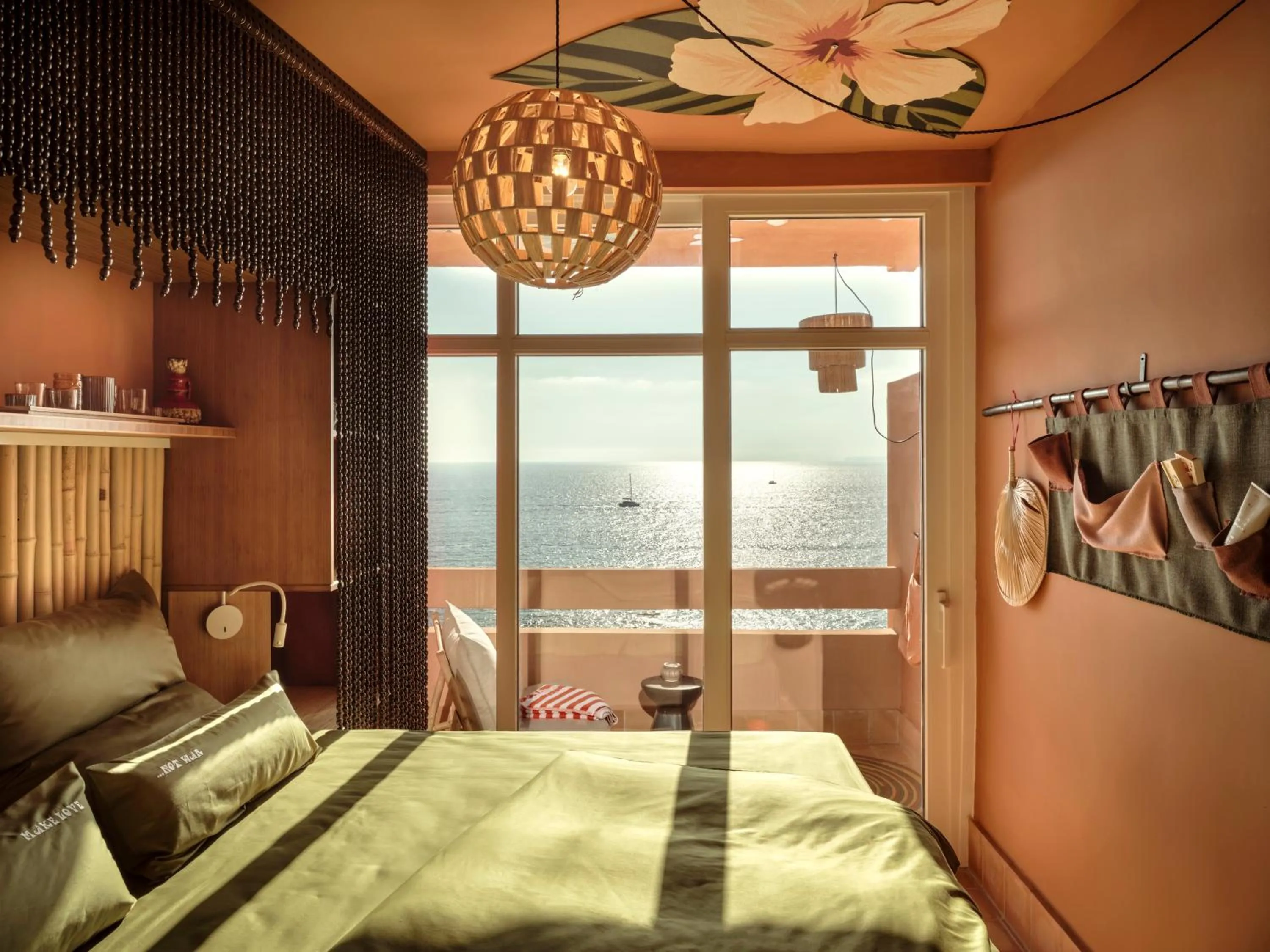 Double Room with Sea View and Balcony in Bikini Island & Mountain Hotel Es Trenc -Adults only-