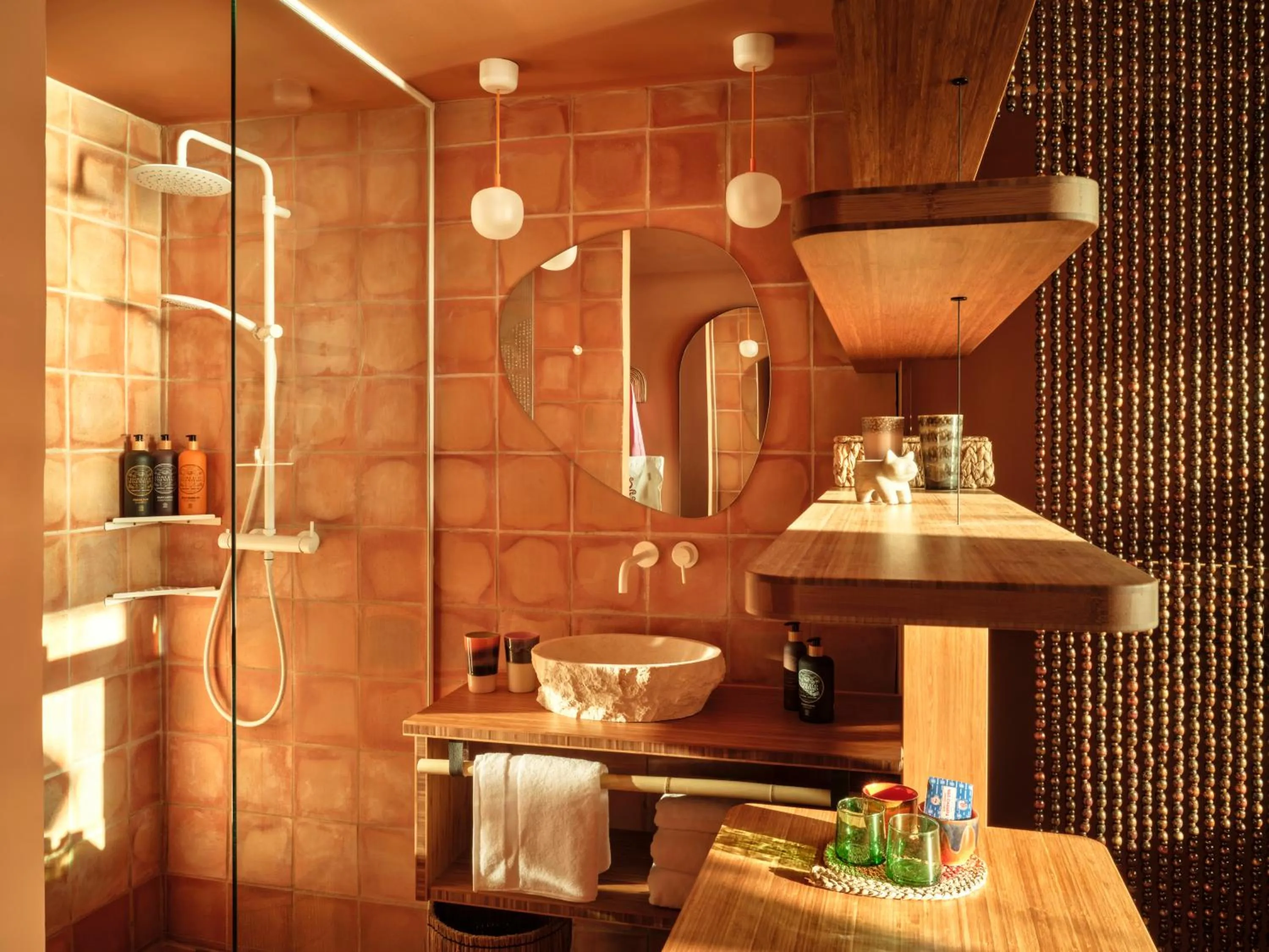 Bathroom in Bikini Island & Mountain Hotel Es Trenc -Adults only-