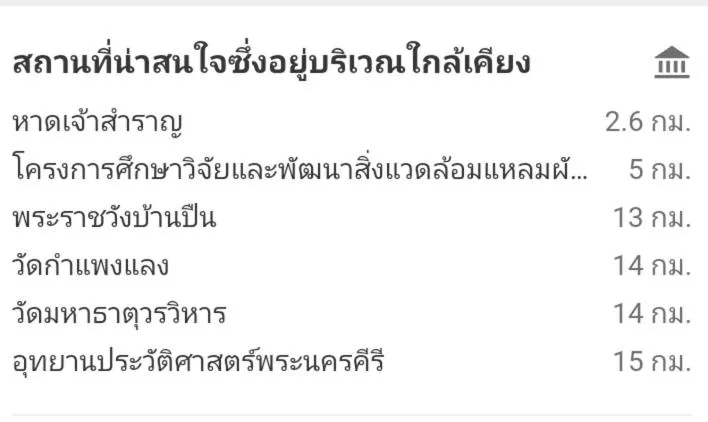 Area and facilities in Ban Bang Home Resort