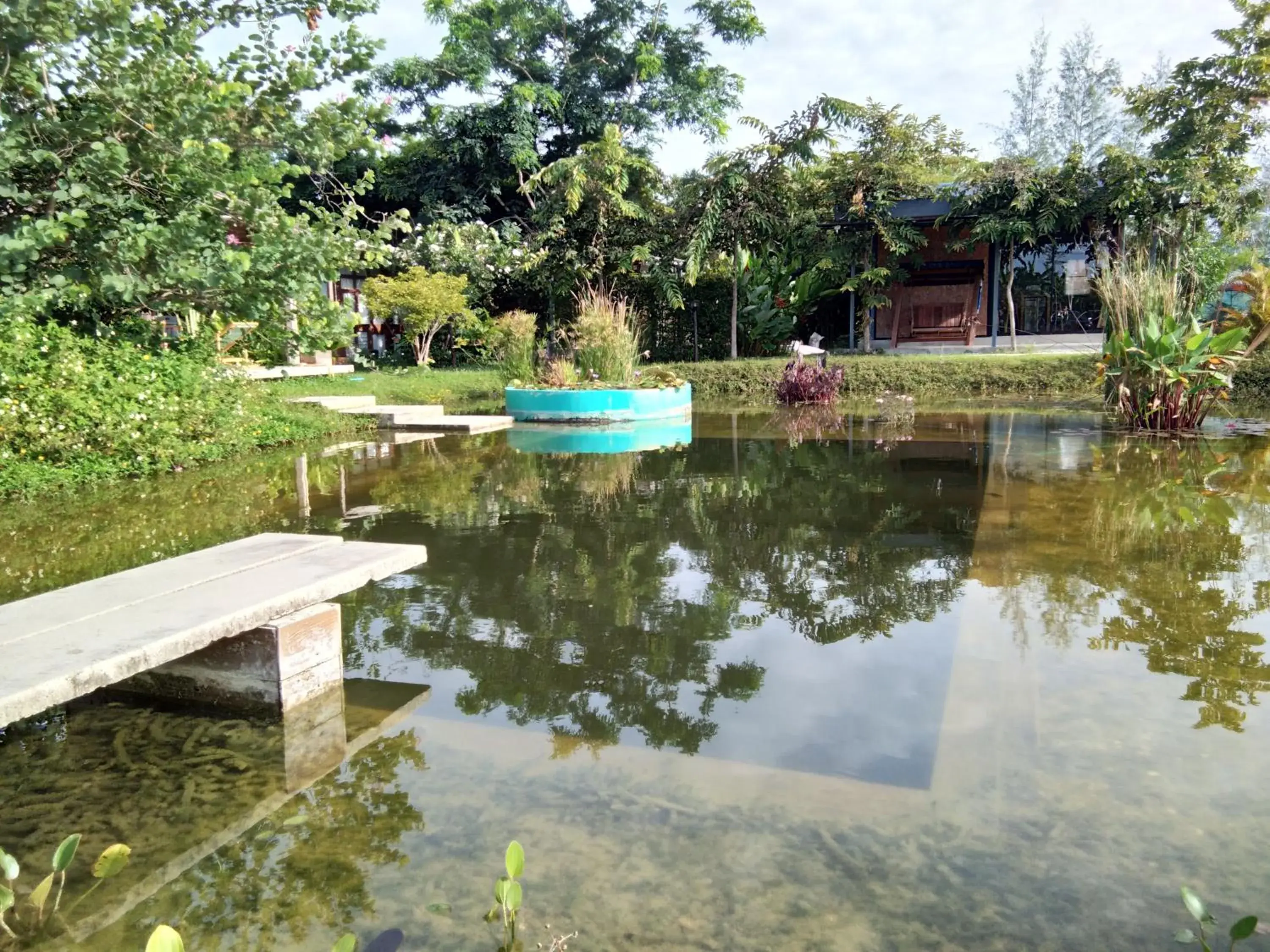 Natural landscape, Swimming Pool in Ban Bang Home Resort