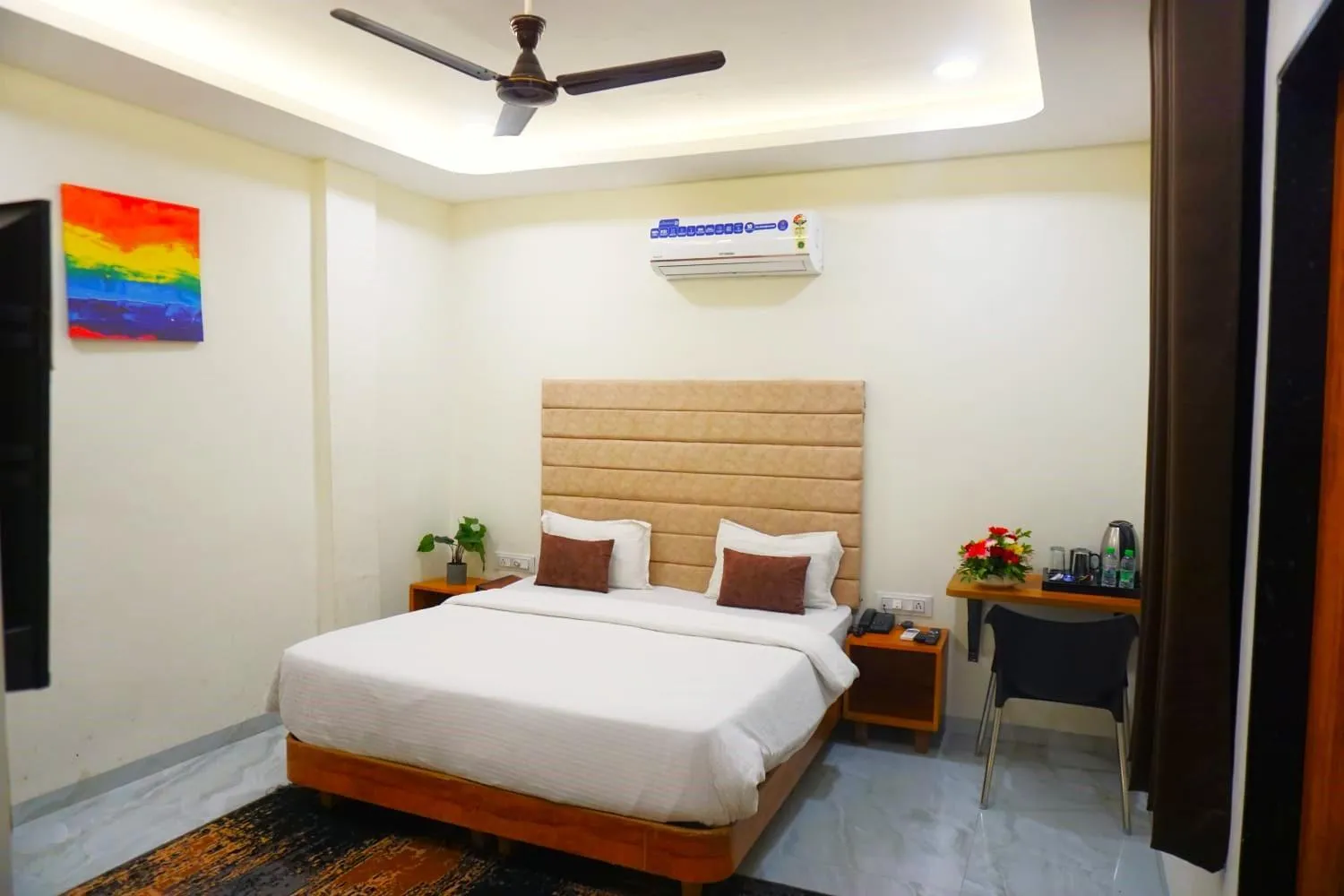 Bed in The Havelock Hotel, Vijay Nagar