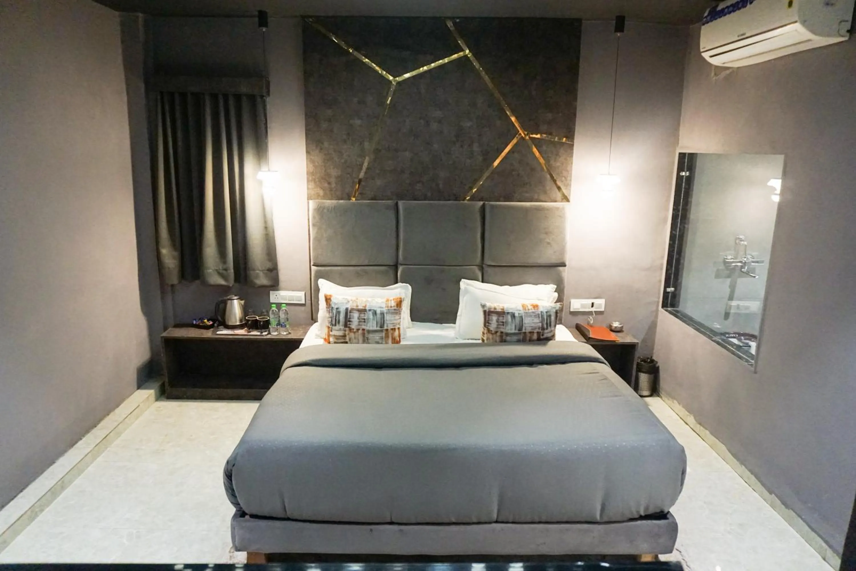 Bed in The Havelock Hotel, Vijay Nagar