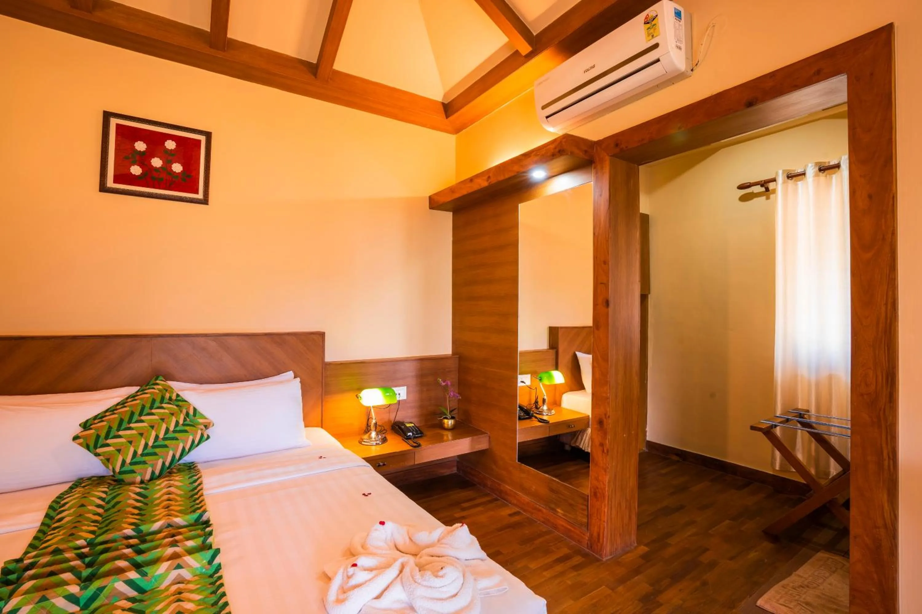 Bed in Winter Vale Green Stay Resorts