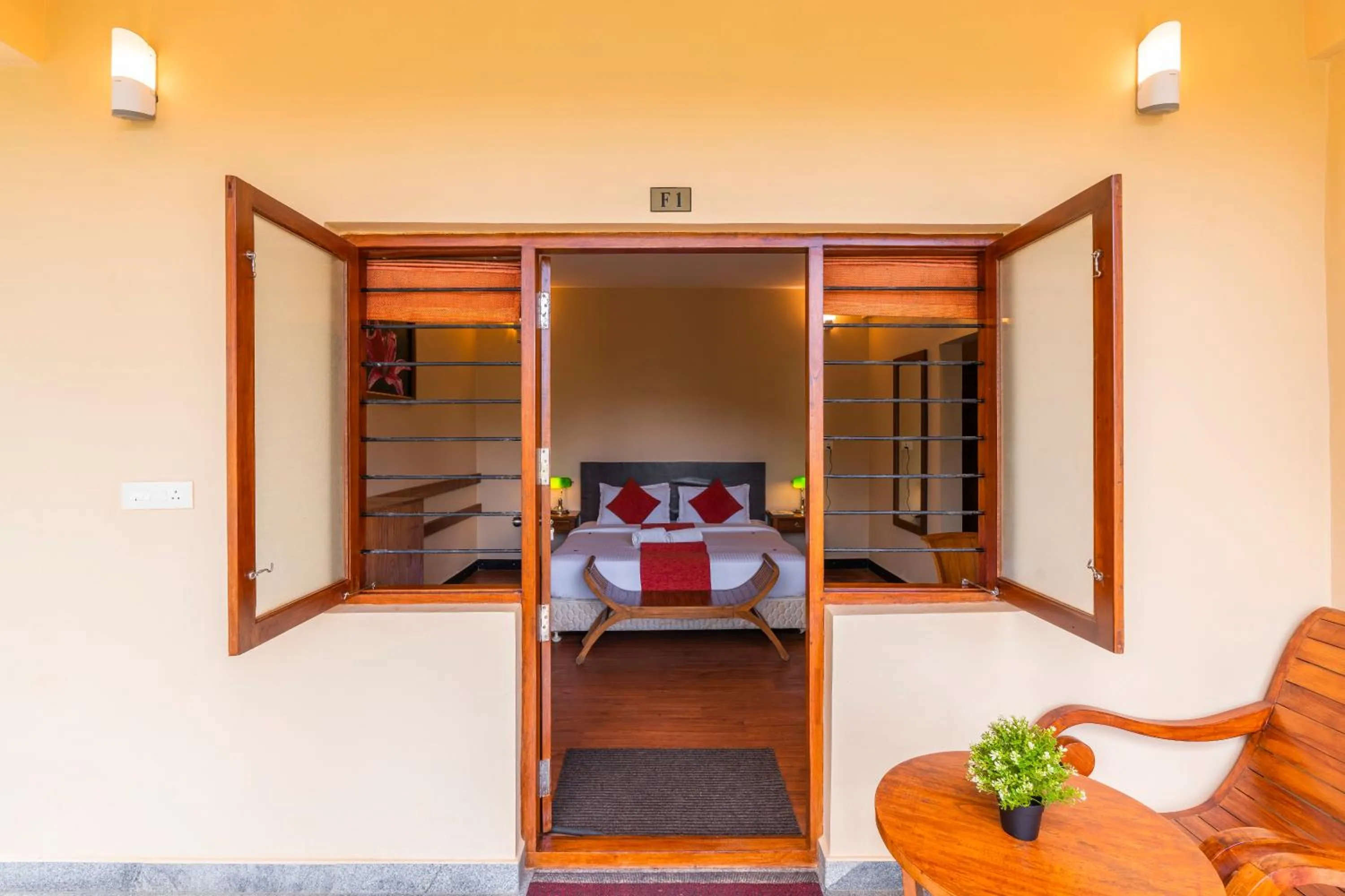 Bed in Winter Vale Green Stay Resorts