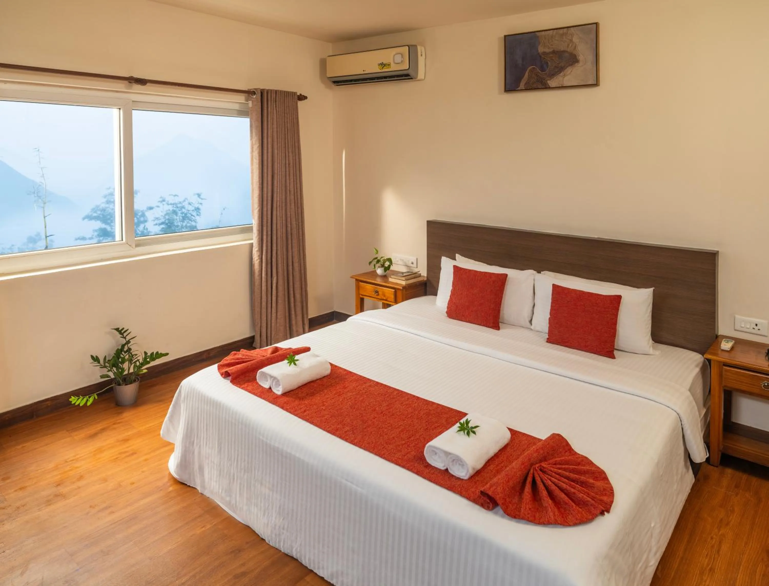 Bedroom, Bed in Winter Vale Green Stay Resorts