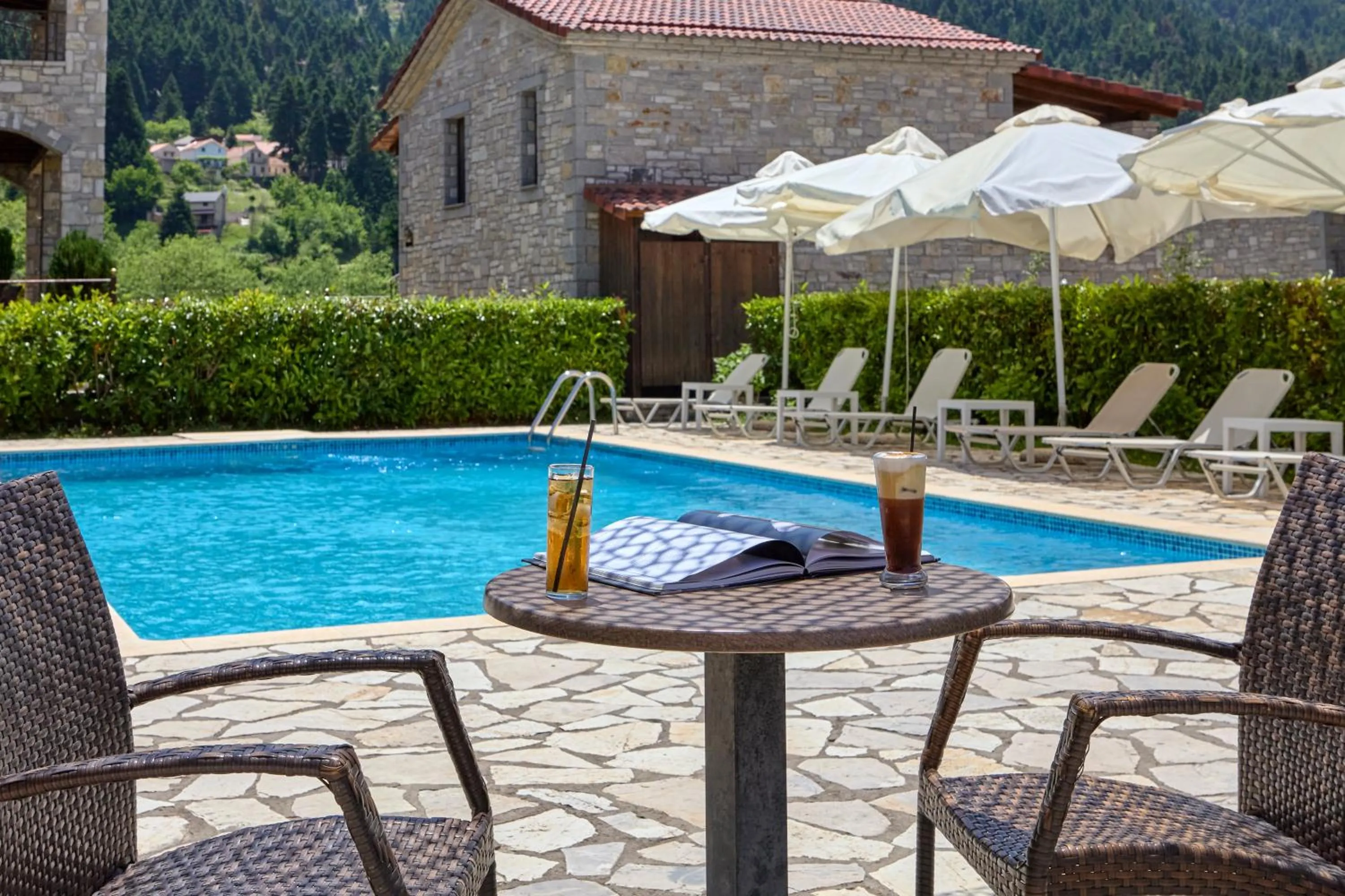 Swimming pool in Omalia Village
