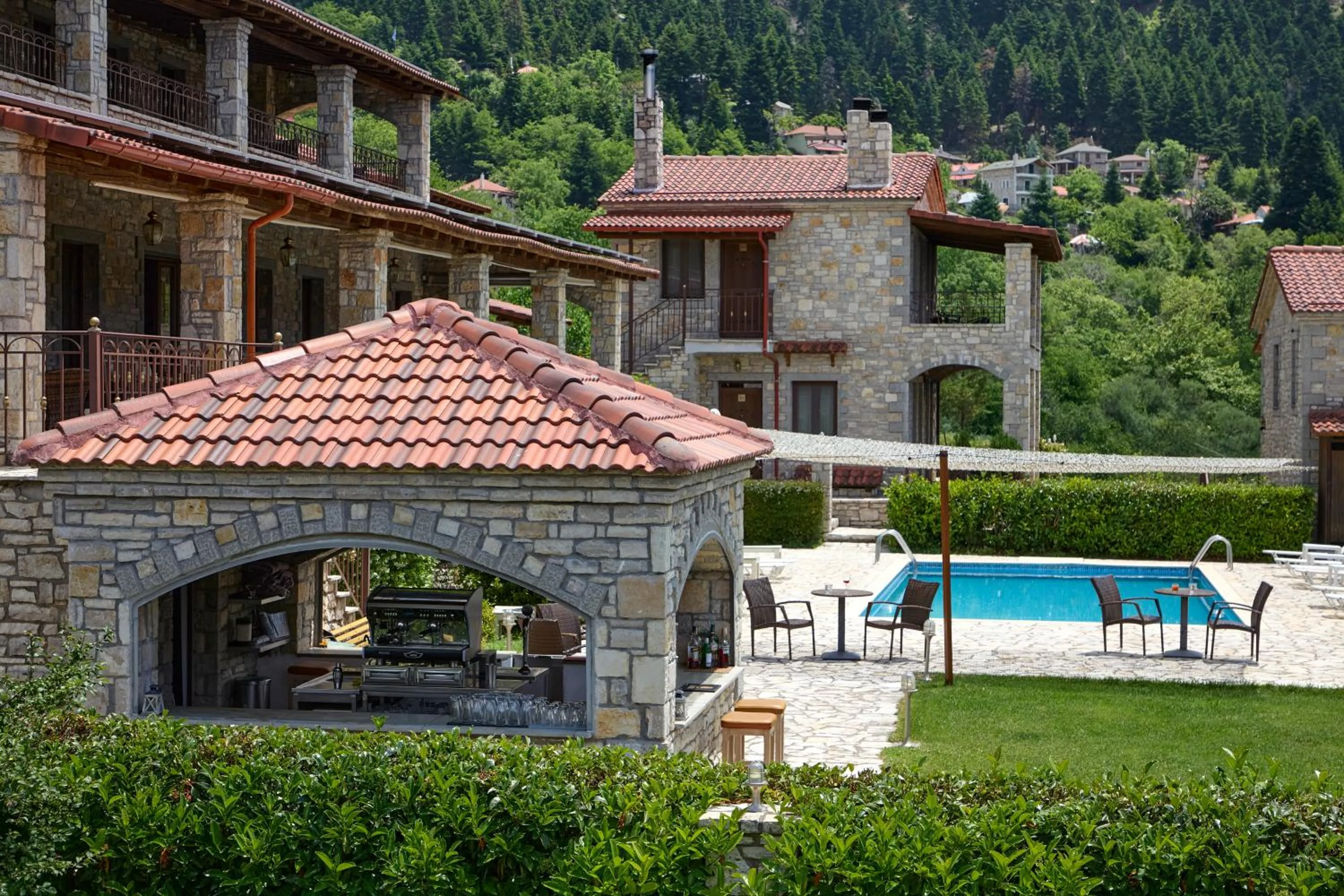 Swimming pool in Omalia Village
