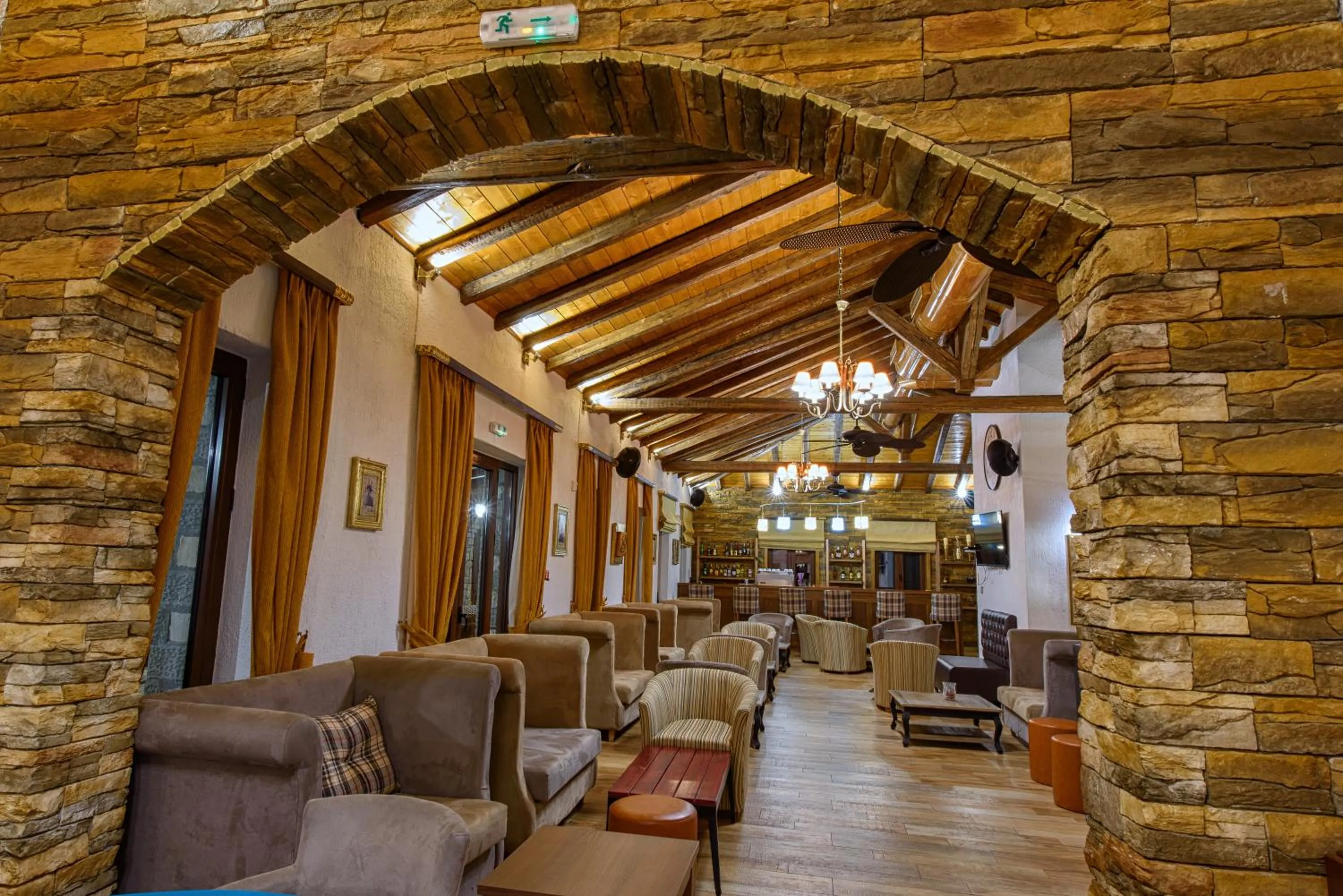 Communal lounge/ TV room in Omalia Village