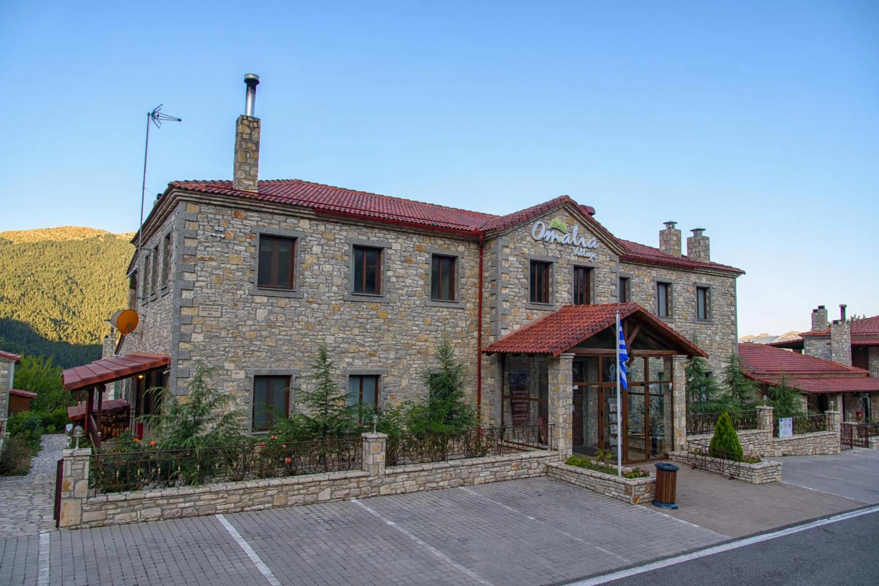 Facade/entrance in Omalia Village