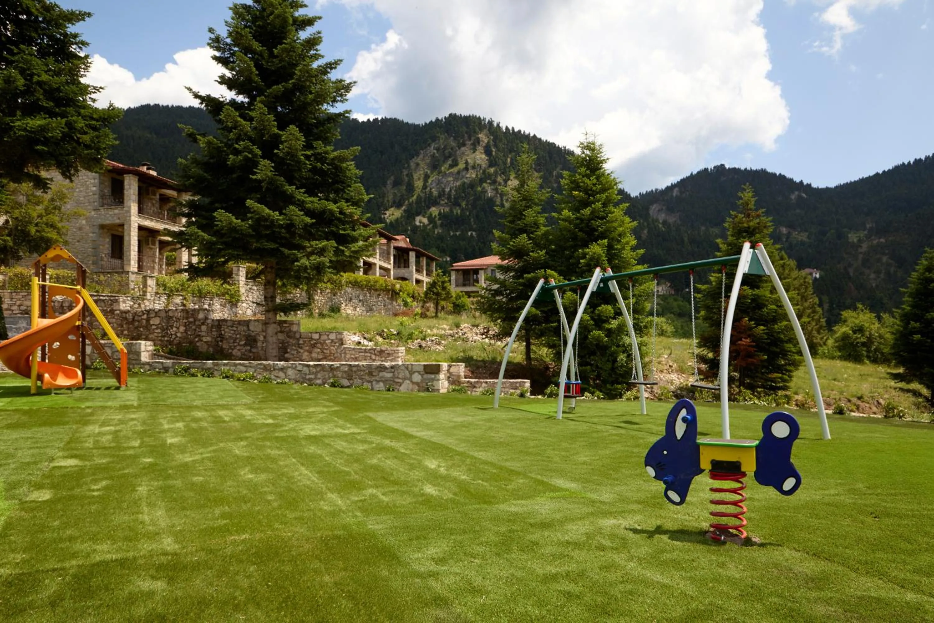 Children play ground in Omalia Village