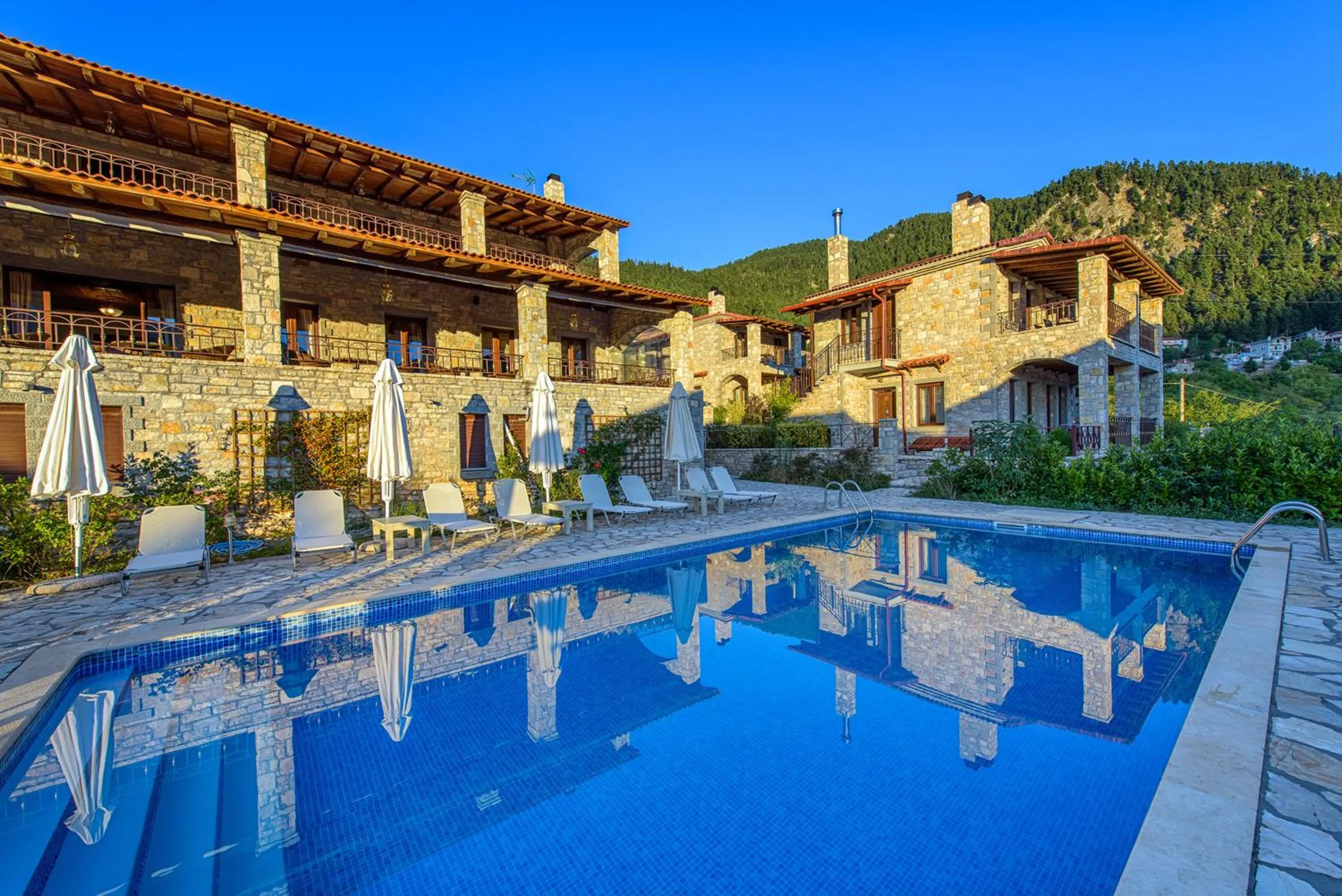 Swimming pool in Omalia Village
