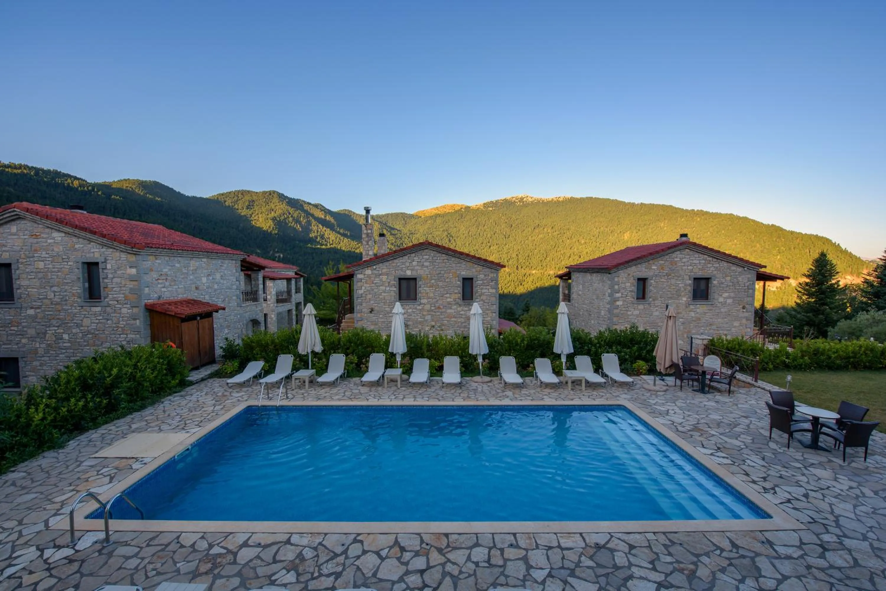 Swimming pool in Omalia Village