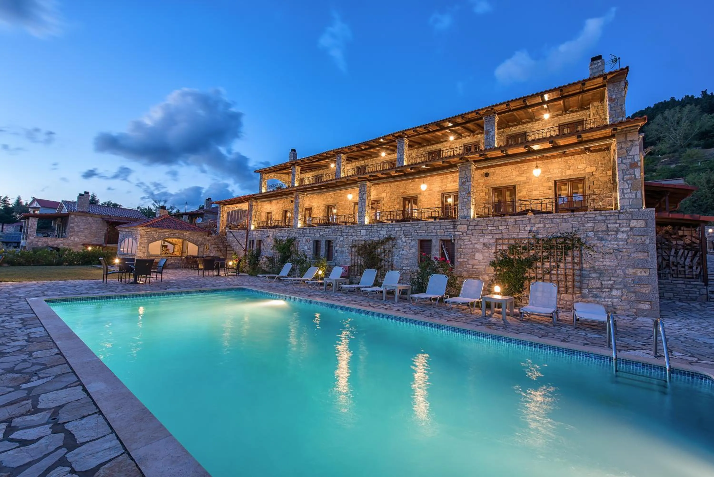 Swimming pool in Omalia Village