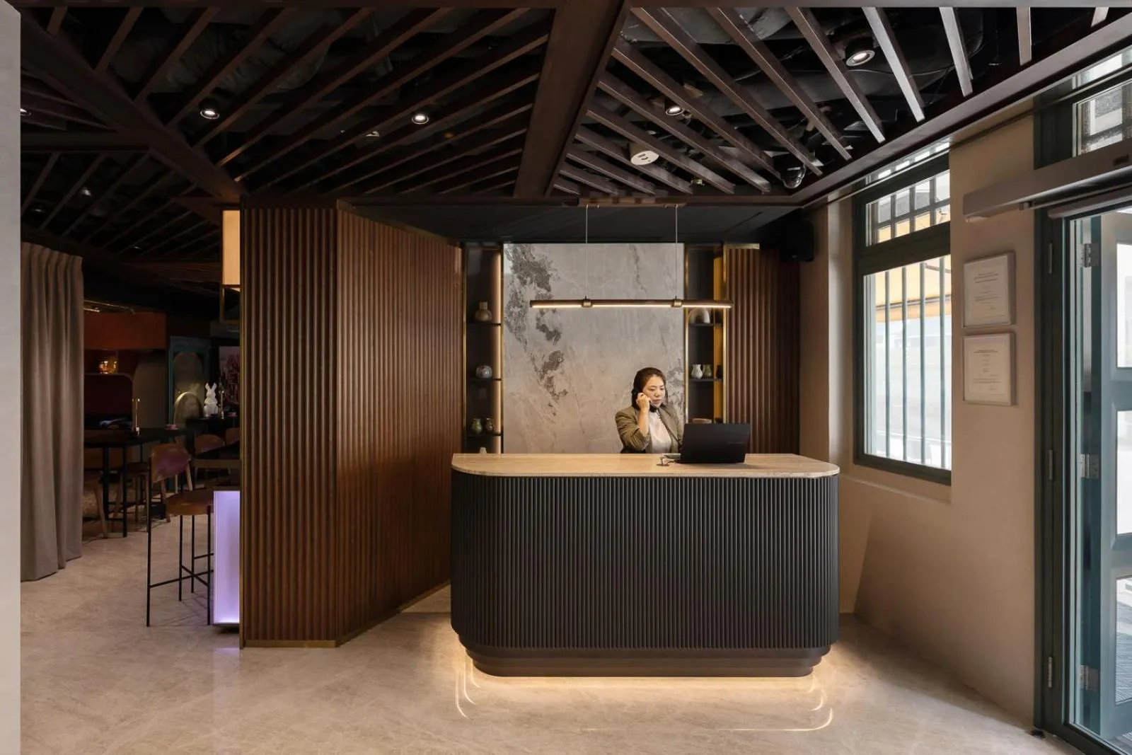 Lobby or reception in Claude Hotel
