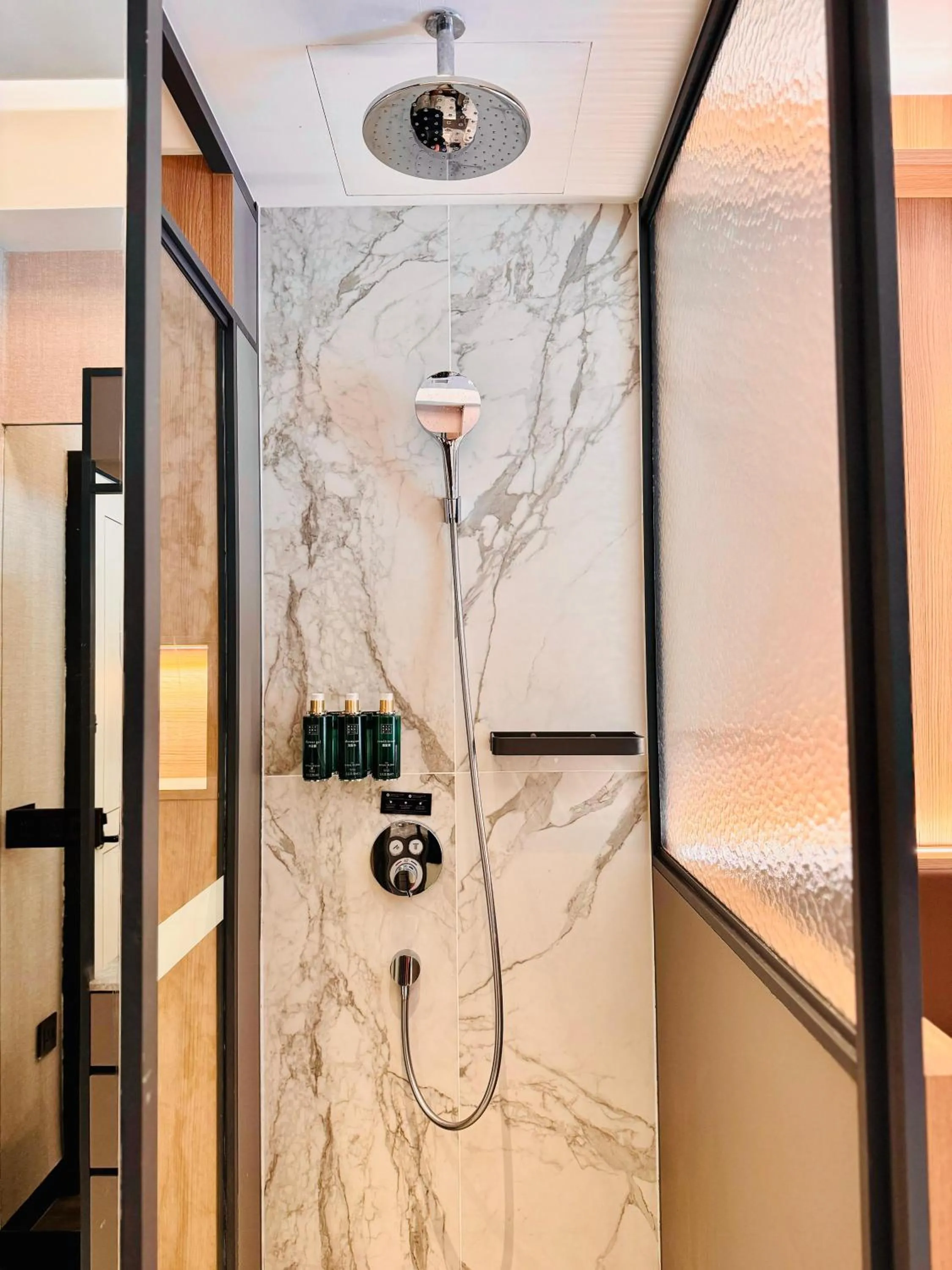 Shower in Claude Hotel