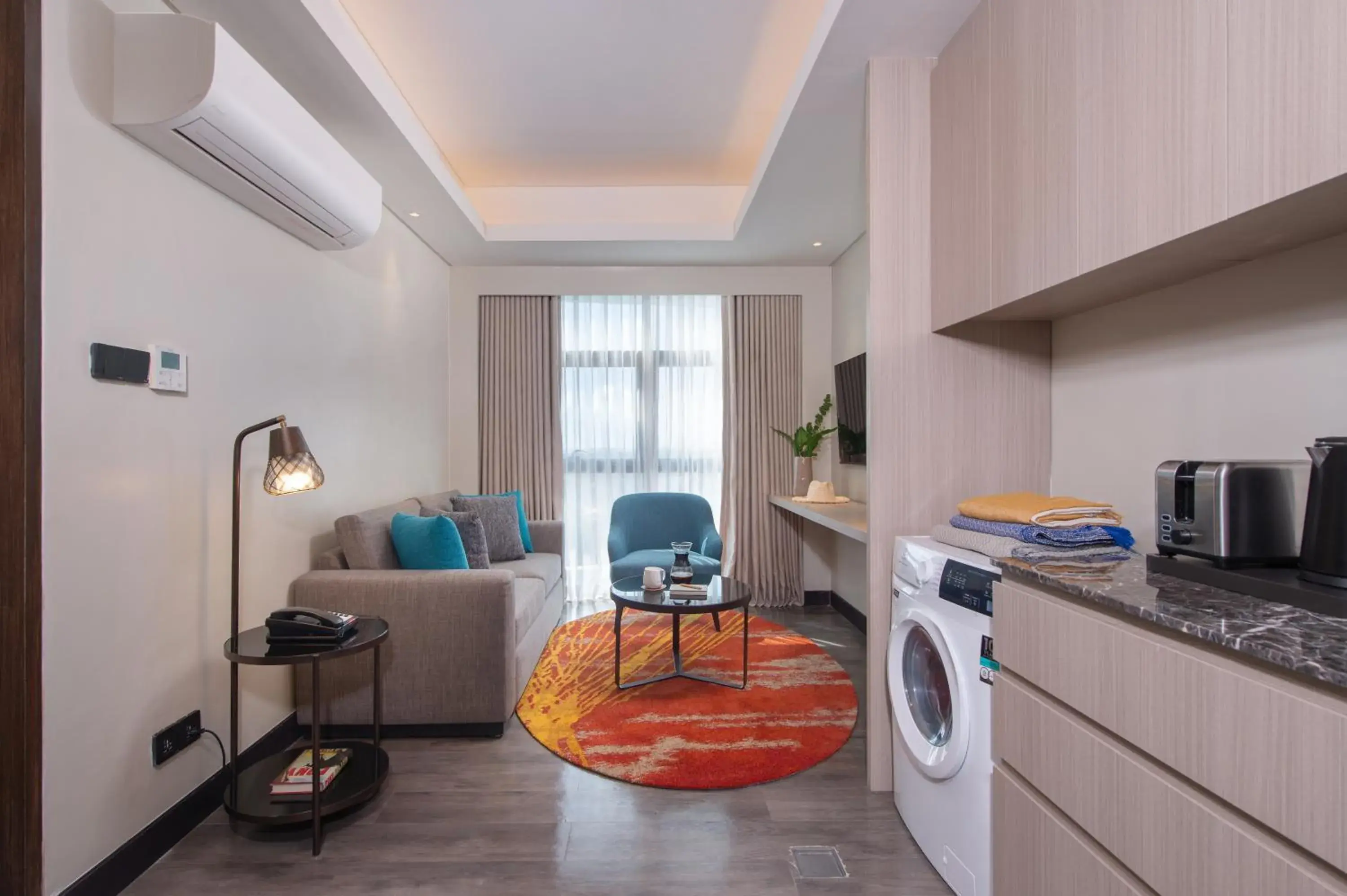 Living room in Citadines Bacolod City Living room in Citadines Bacolod City