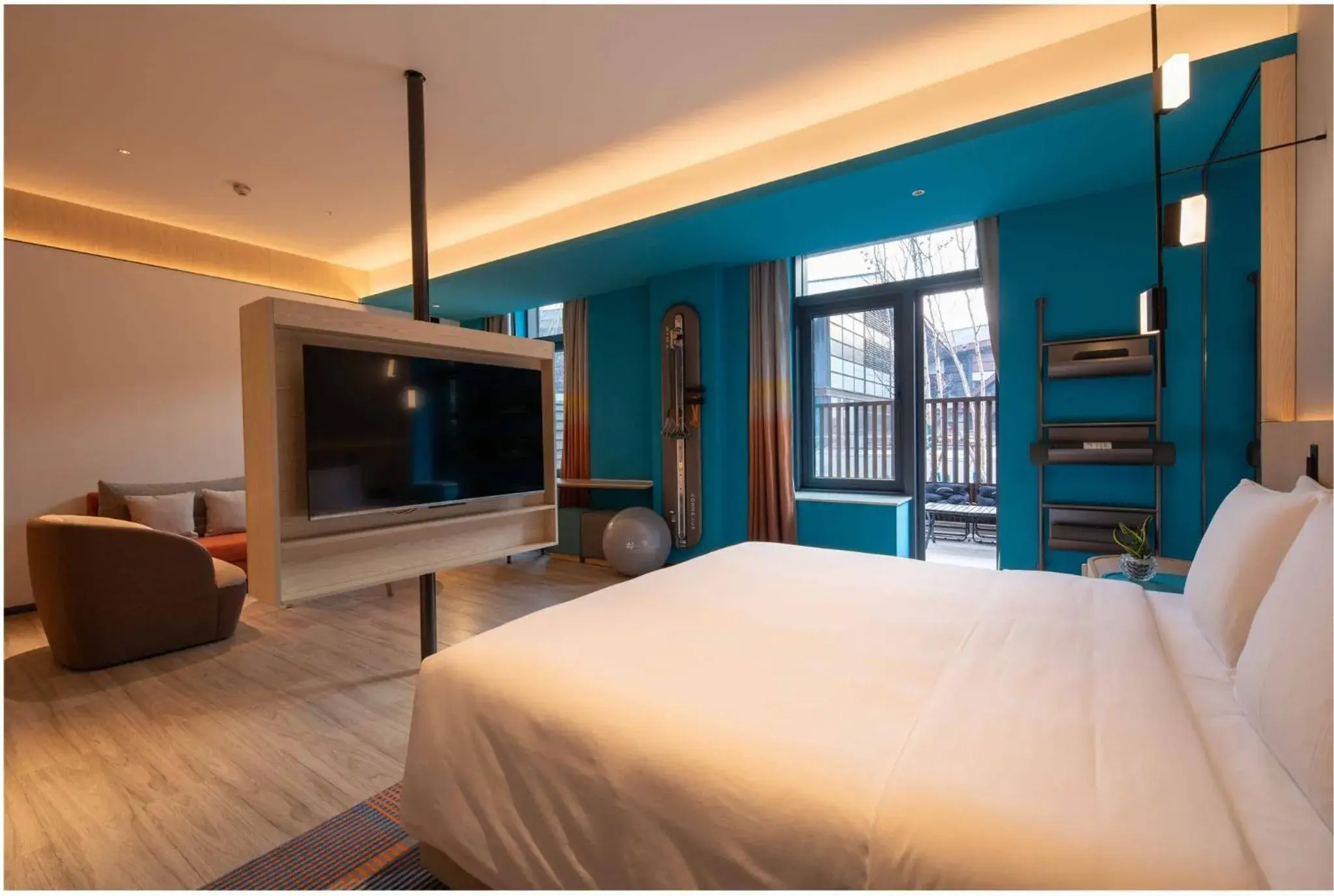 Bedroom in EVEN Hotel Chongli, an IHG Hotel Bedroom in EVEN Hotel Chongli, an IHG Hotel