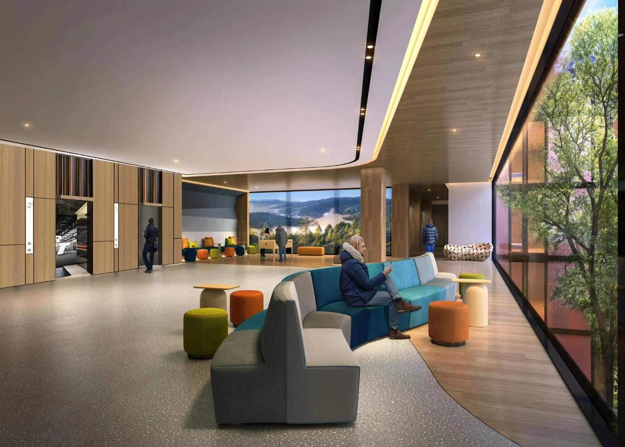 Lobby or reception in EVEN Hotel Chongli, an IHG Hotel