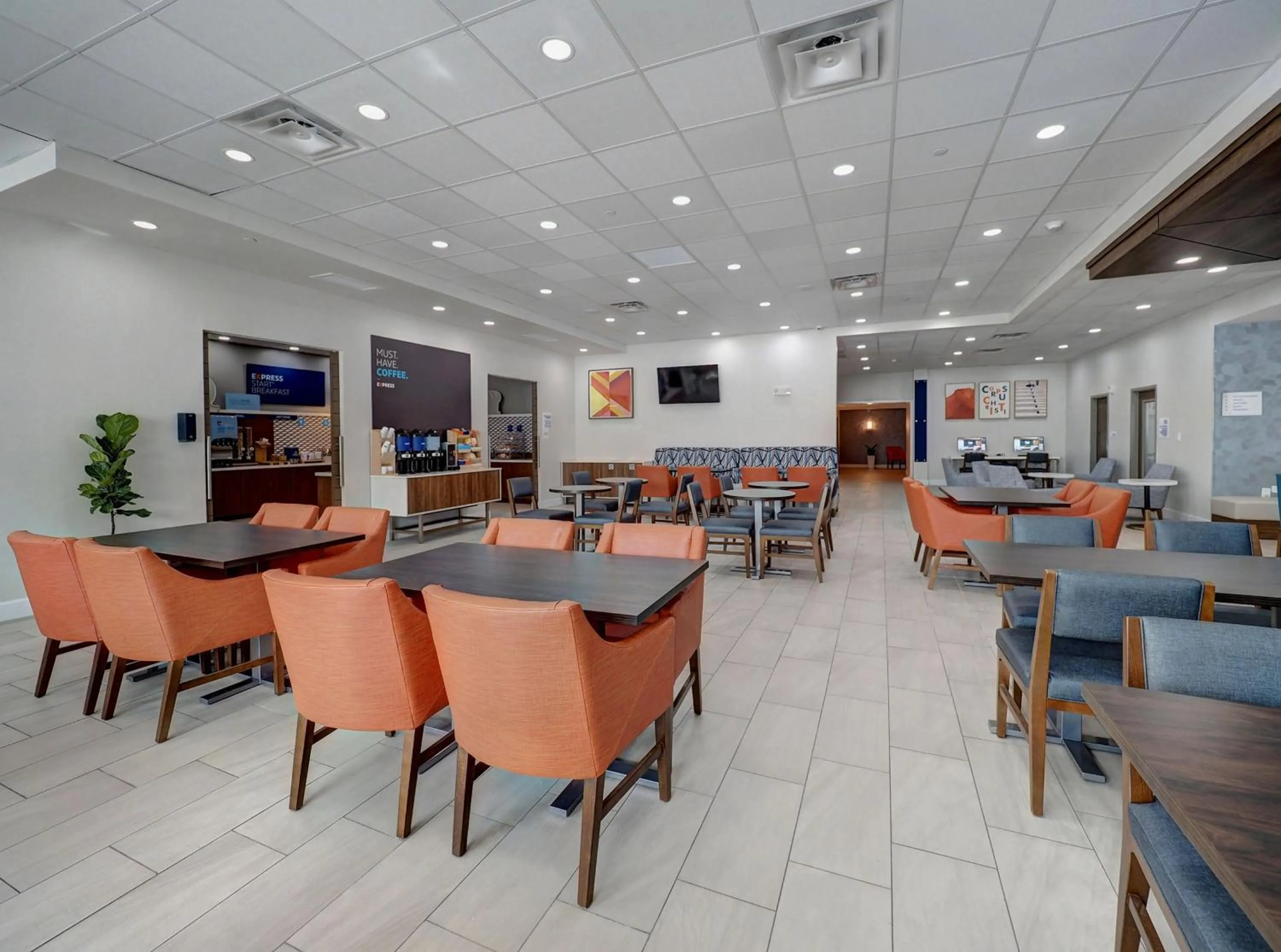 Breakfast in Holiday Inn Express Corpus Christi - Beachfront by IHG