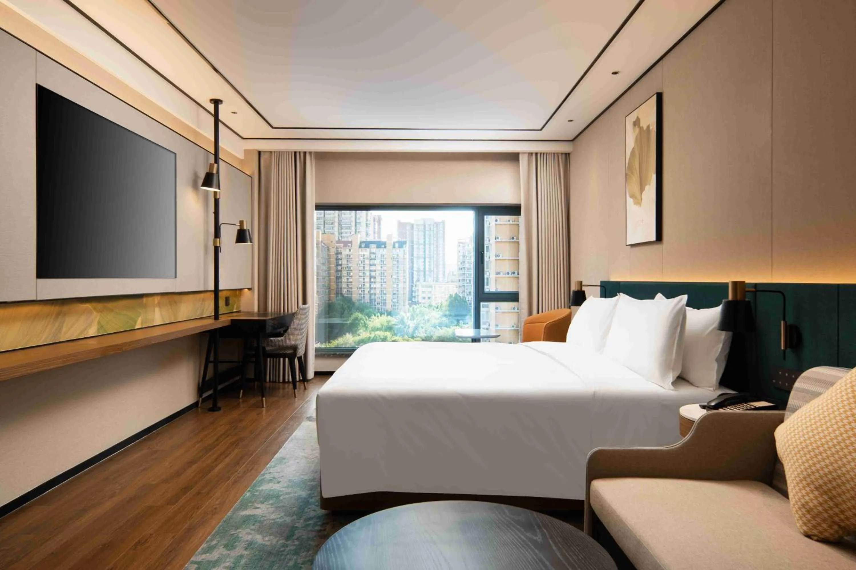 Bed in Hilton Garden Inn Beijing West Railway Station