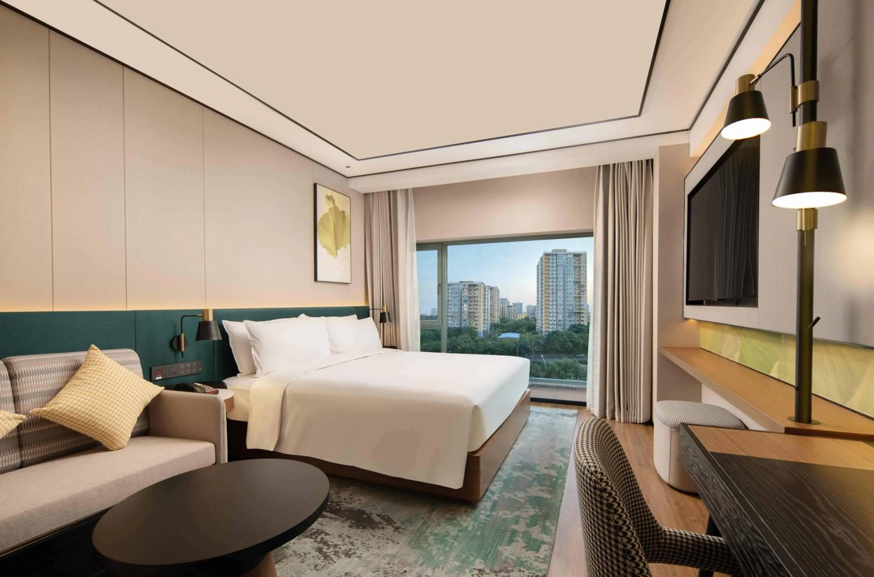 Bed in Hilton Garden Inn Beijing West Railway Station