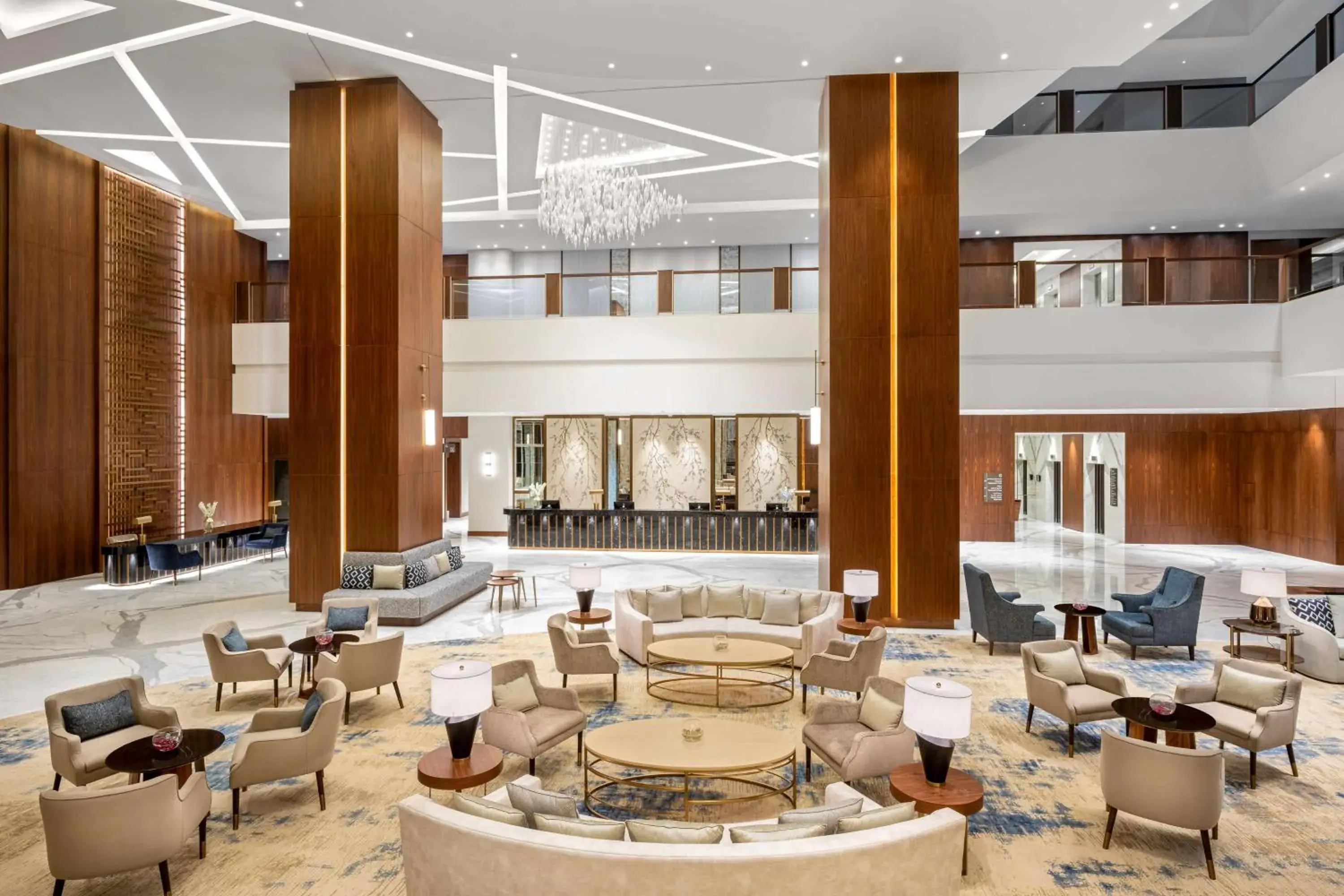 Lobby or reception in Hilton Al Khobar King Fahd Causeway Lobby or reception in Hilton Al Khobar King Fahd Causeway