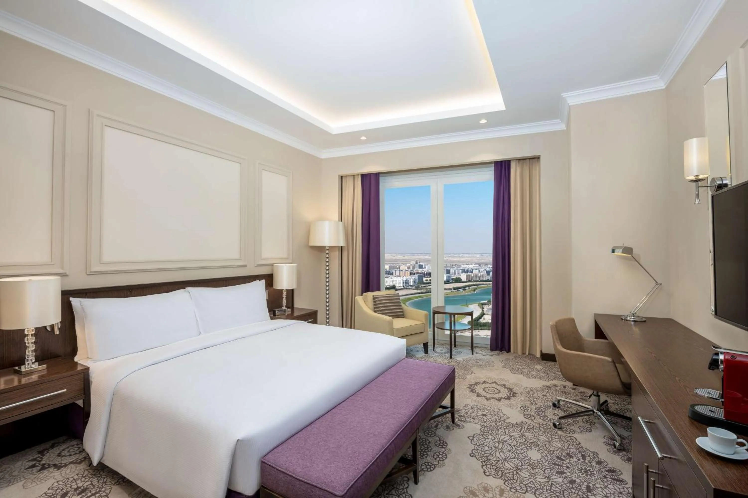 Bed in Hilton Al Khobar King Fahd Causeway