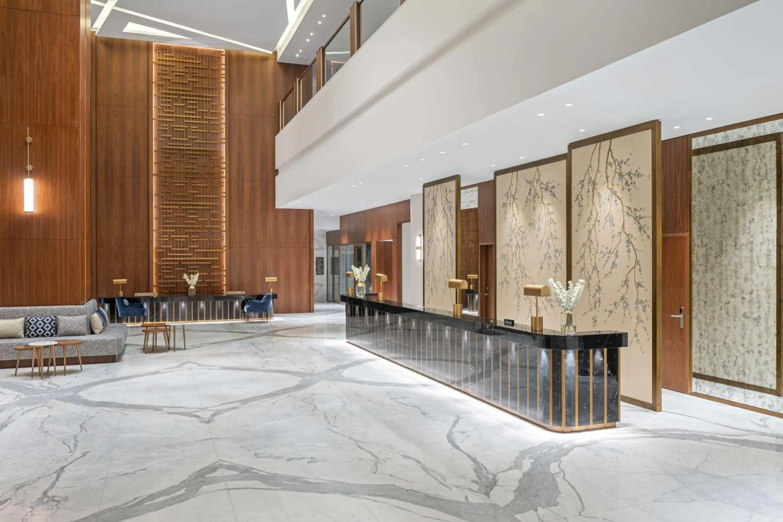 Lobby or reception in Hilton Al Khobar King Fahd Causeway Lobby or reception in Hilton Al Khobar King Fahd Causeway