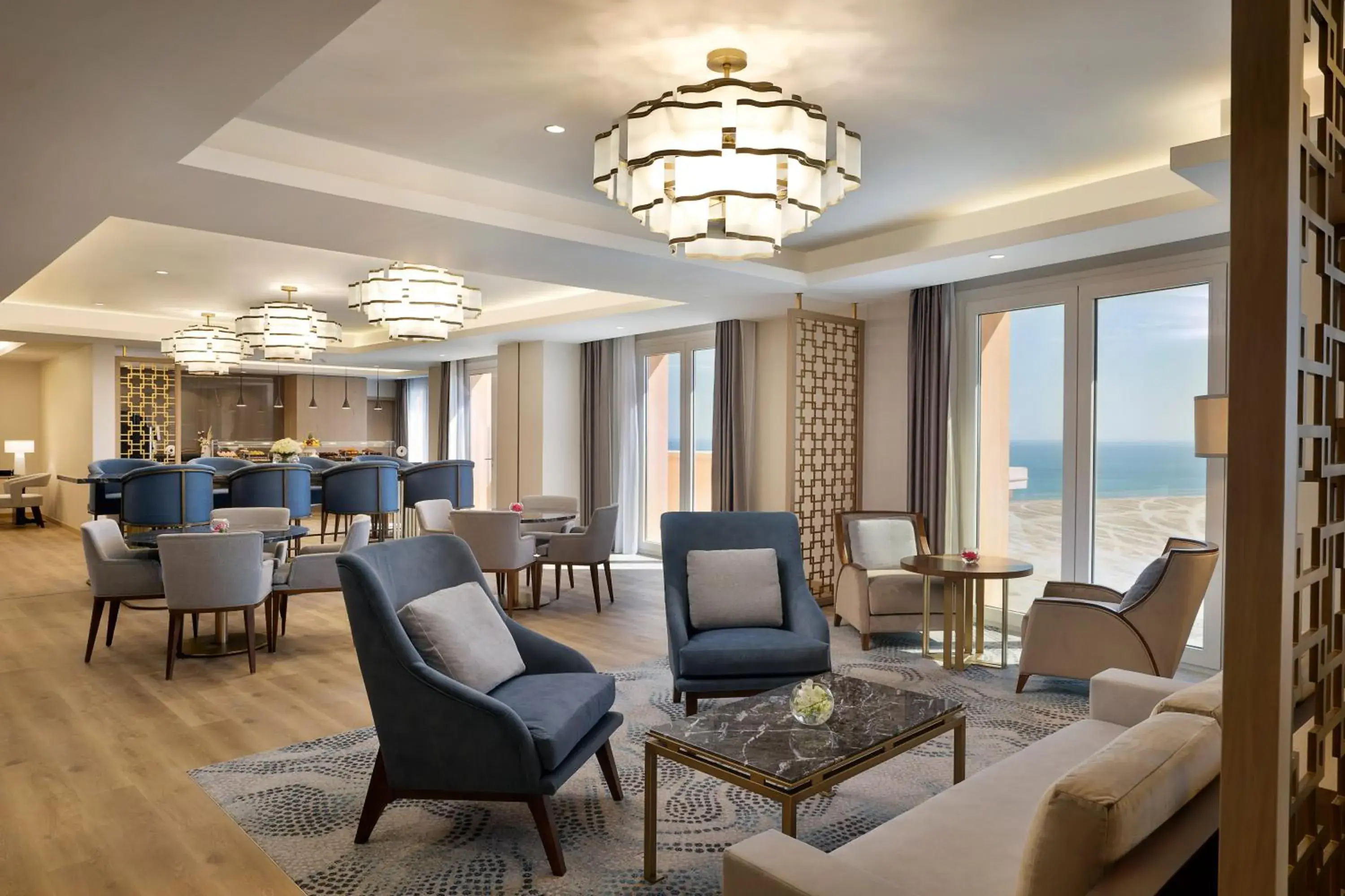 Lounge or bar in Hilton Al Khobar King Fahd Causeway Lounge or bar in Hilton Al Khobar King Fahd Causeway