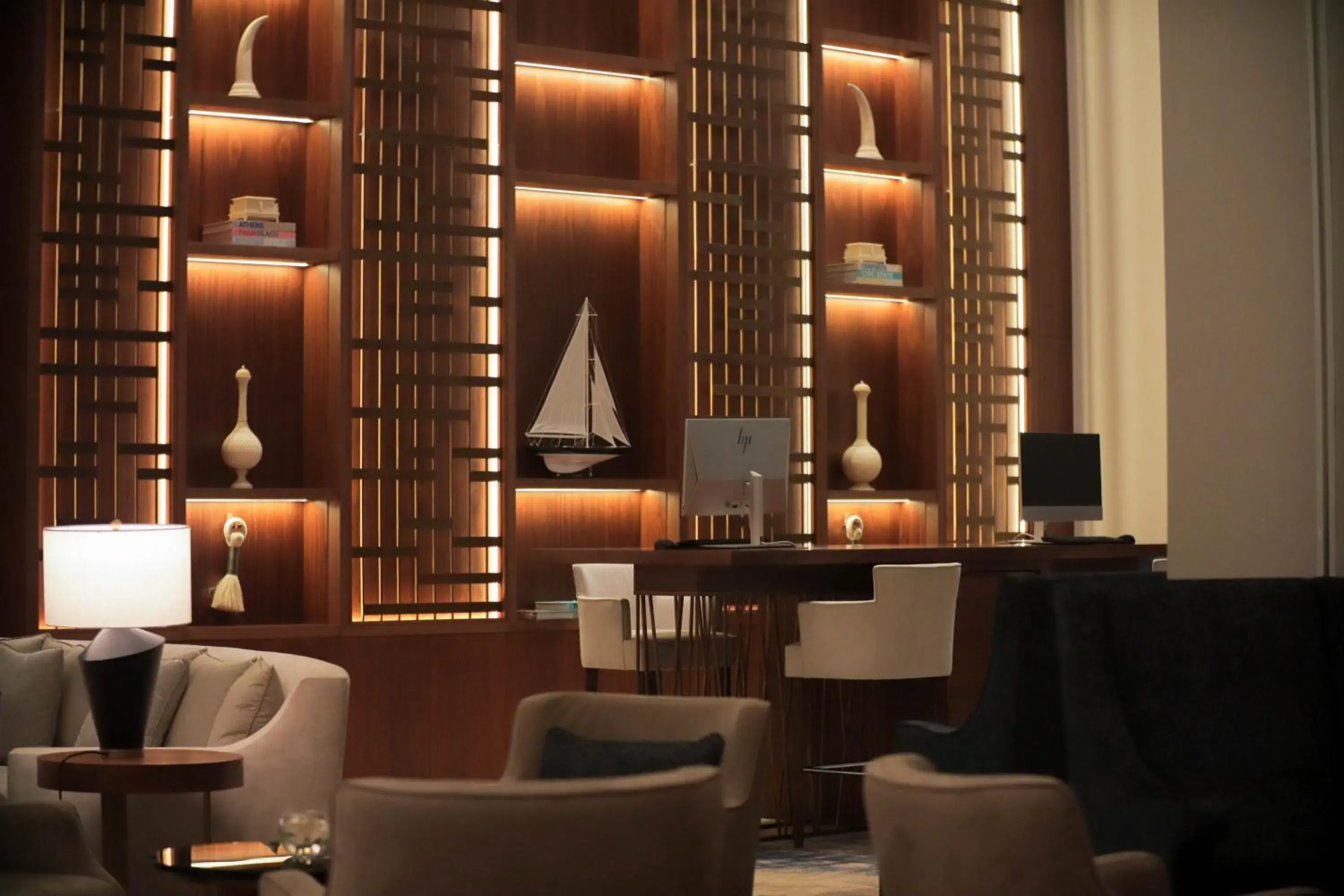 Lobby or reception in Hilton Al Khobar King Fahd Causeway Lobby or reception in Hilton Al Khobar King Fahd Causeway