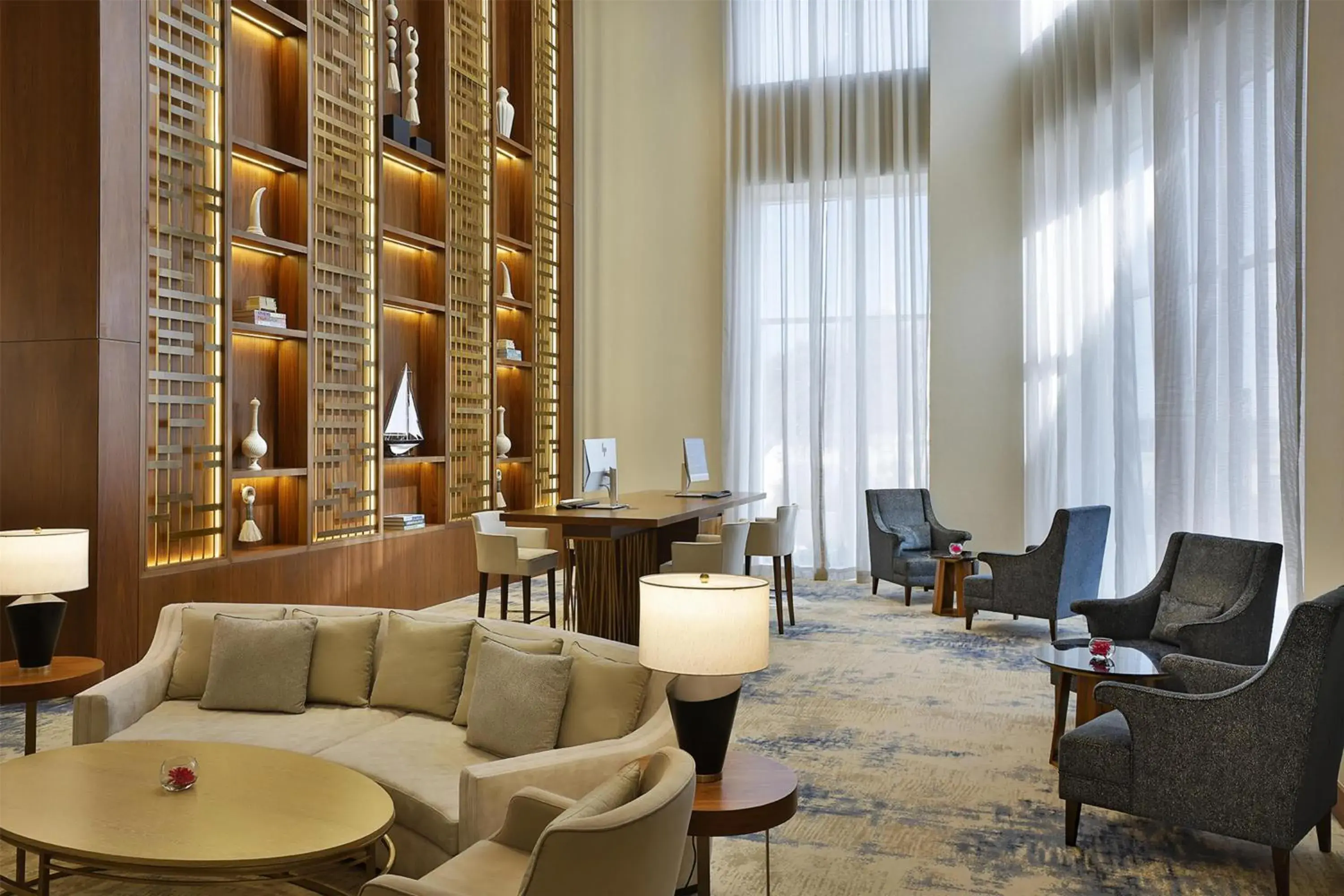 Lobby or reception in Hilton Al Khobar King Fahd Causeway Lobby or reception in Hilton Al Khobar King Fahd Causeway