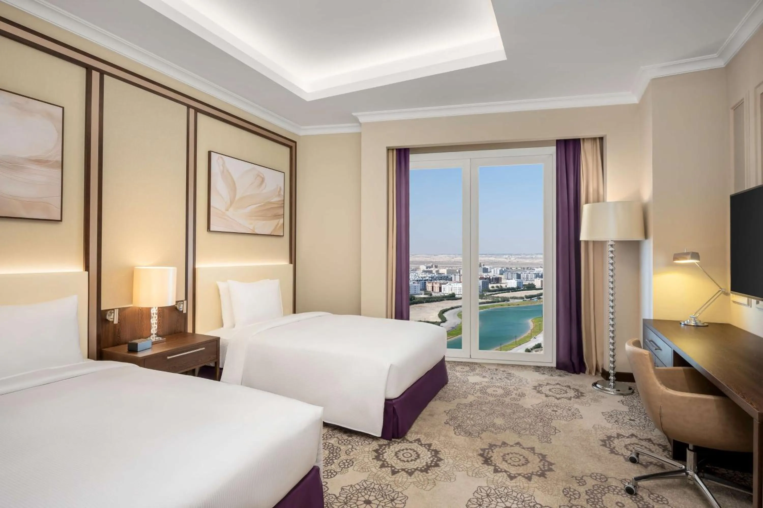 Bed in Hilton Al Khobar King Fahd Causeway