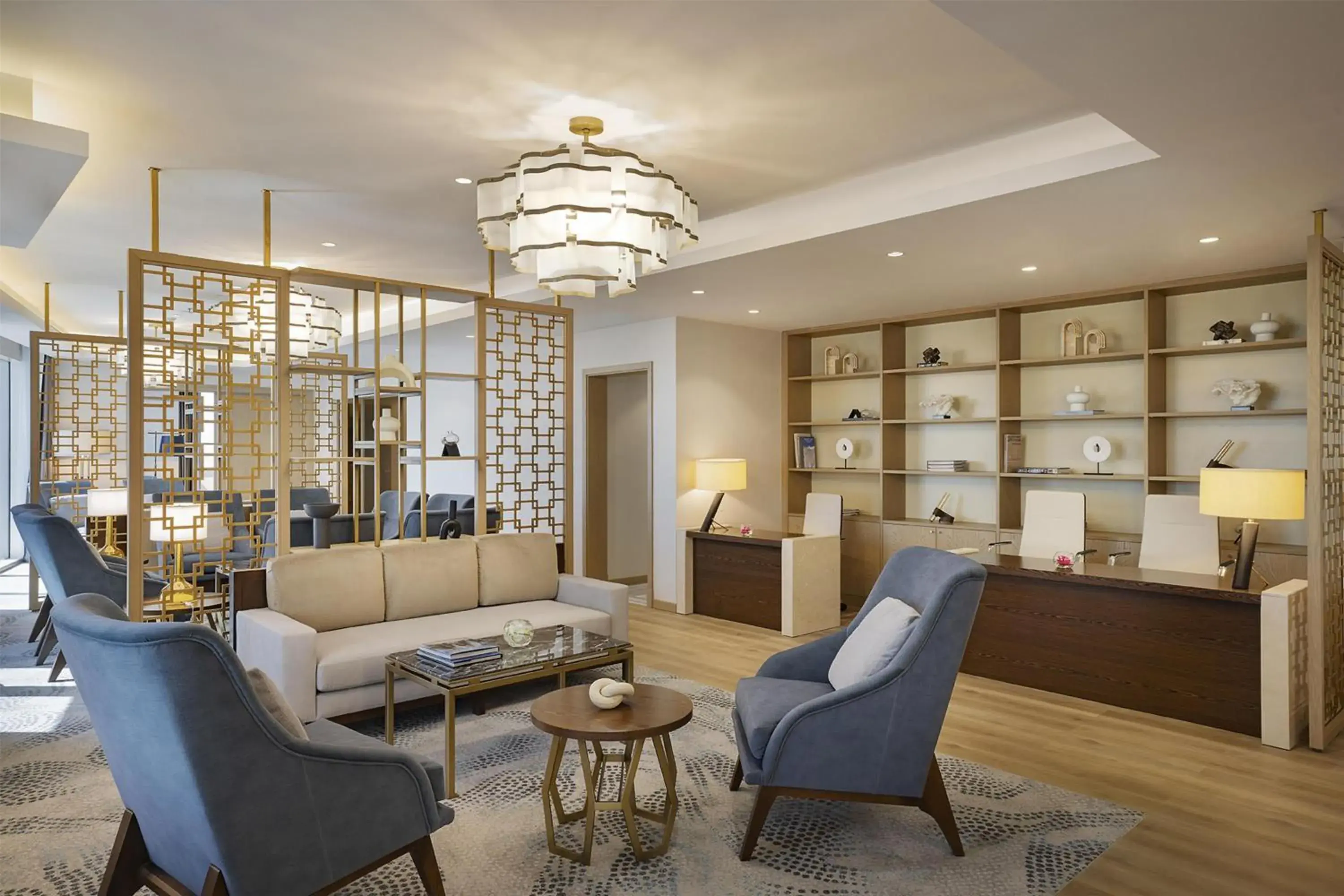 Lobby or reception in Hilton Al Khobar King Fahd Causeway Lobby or reception in Hilton Al Khobar King Fahd Causeway