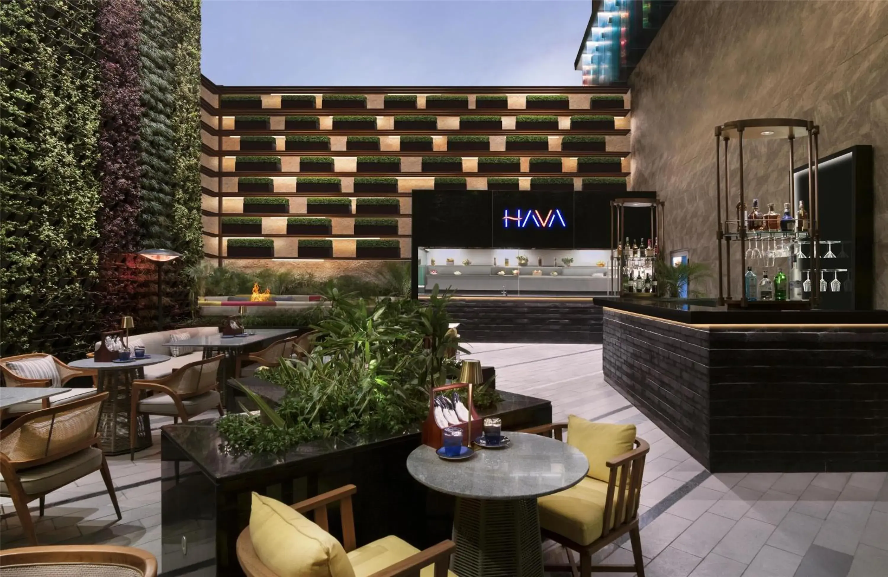 Lounge or bar in Hilton Kathmandu Lounge or bar in Hilton Kathmandu