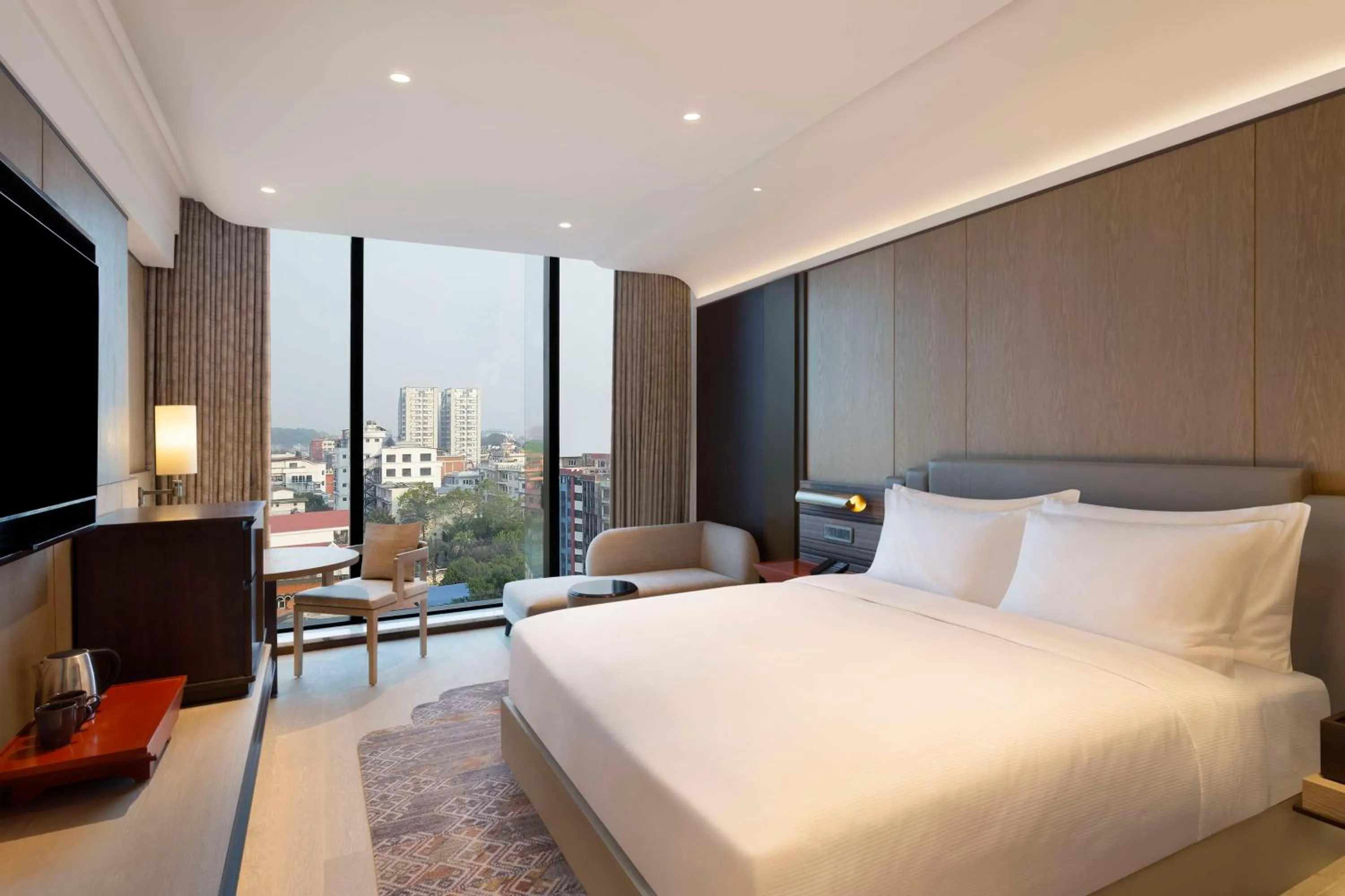 Bed in Hilton Kathmandu