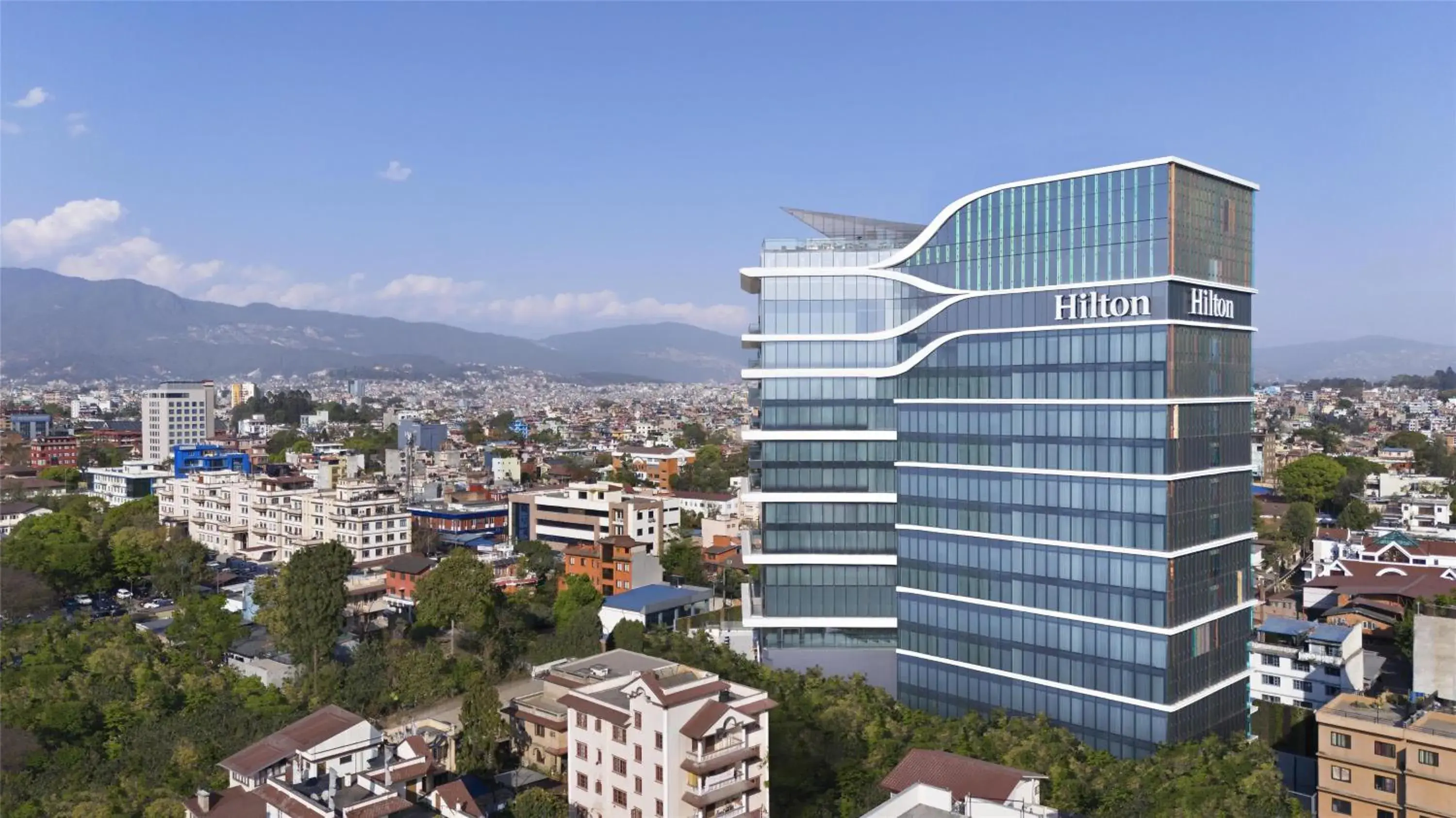 Property building in Hilton Kathmandu Property building in Hilton Kathmandu